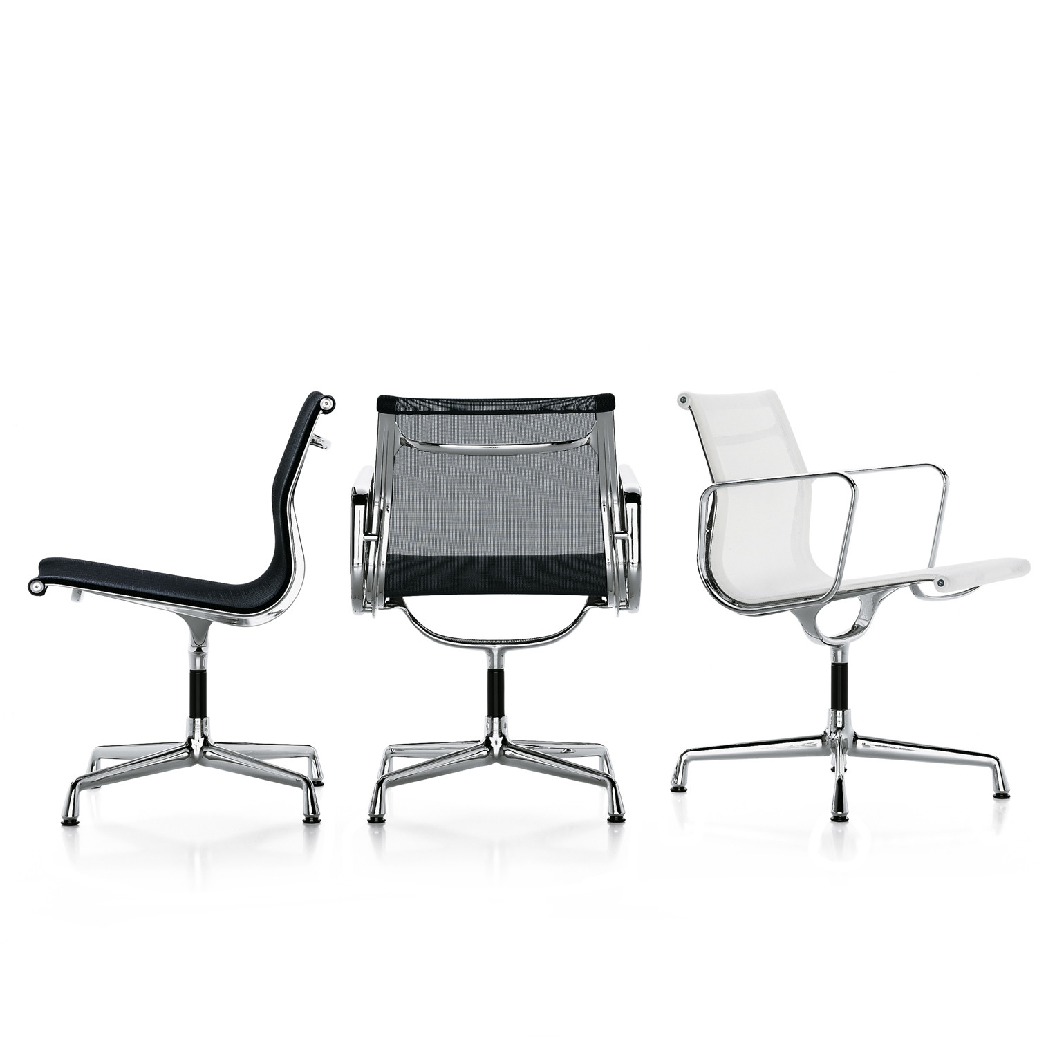 Eames Aluminium Chairs EA 105 & EA 108
