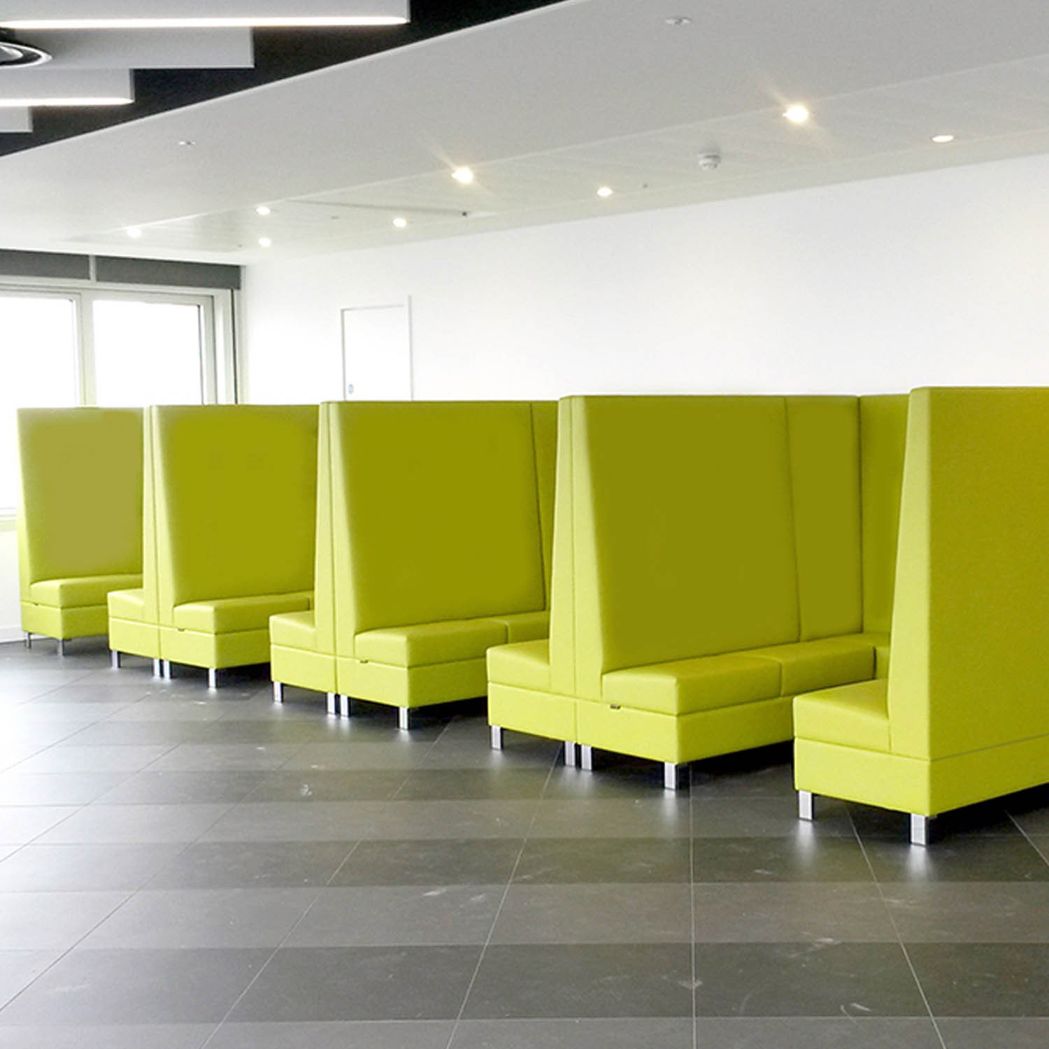 Engage Modular Banguette Seating in yellow