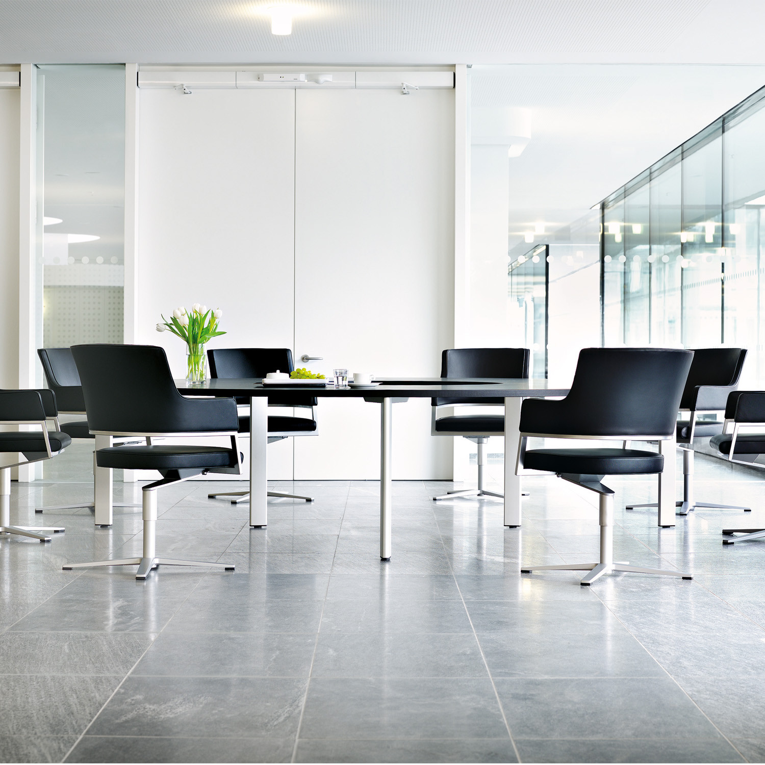 State Conference Tables with Tempuro Chairs