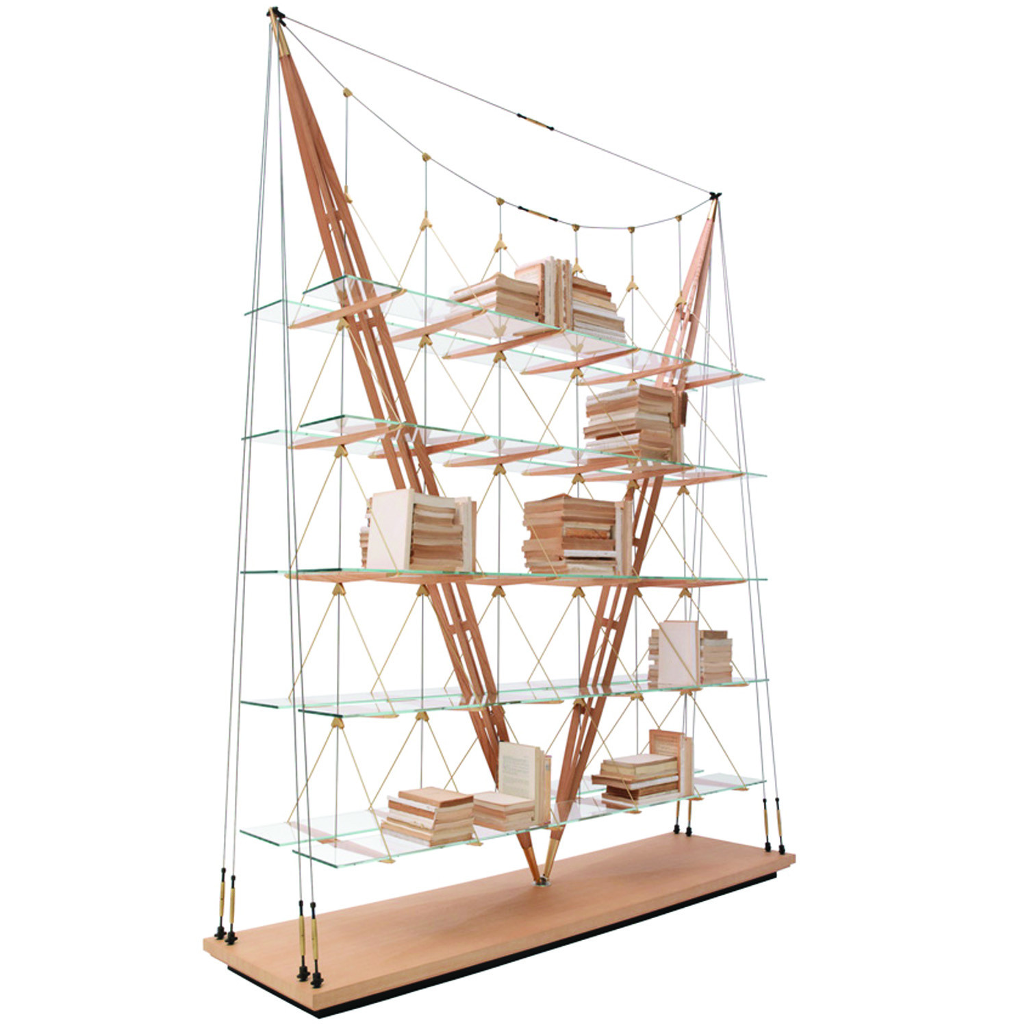 838 Veliero Bookcase Angle