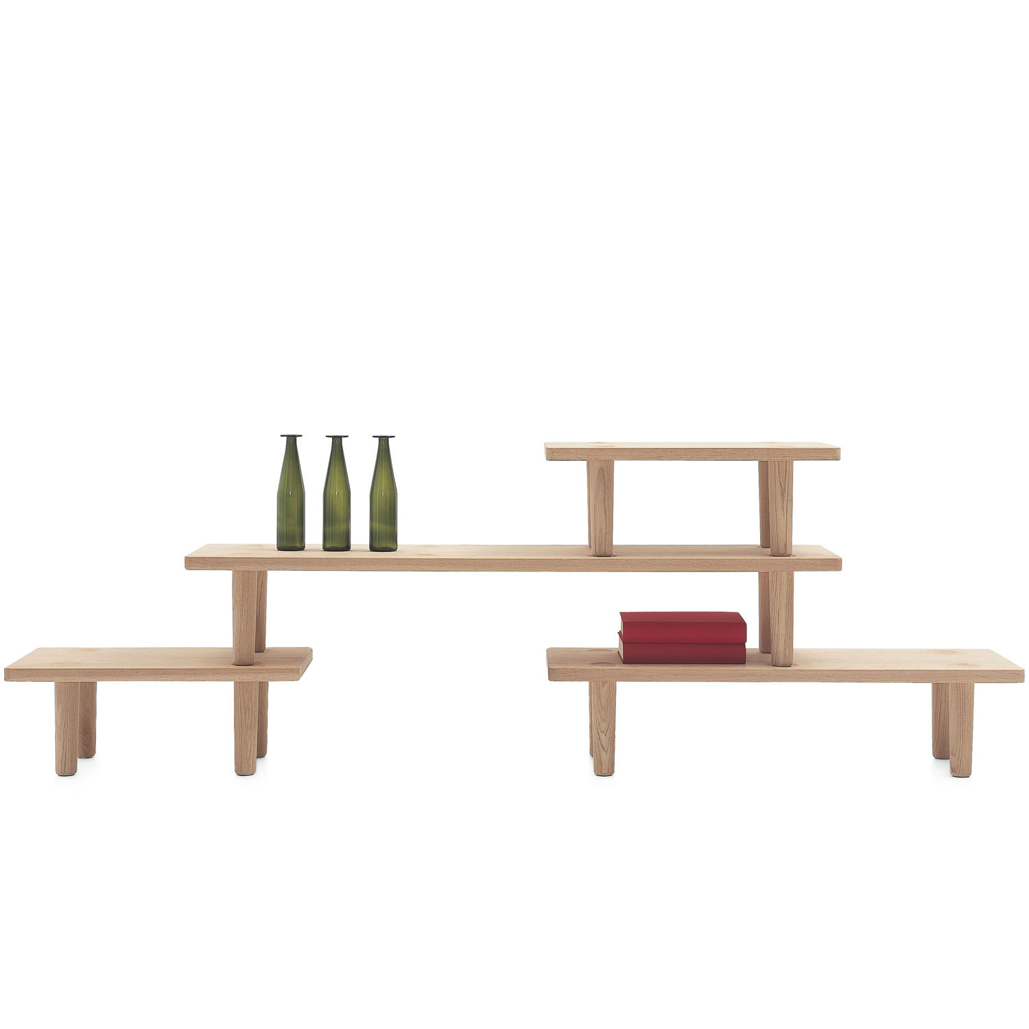 Oak Low Table Module by Cappellini 