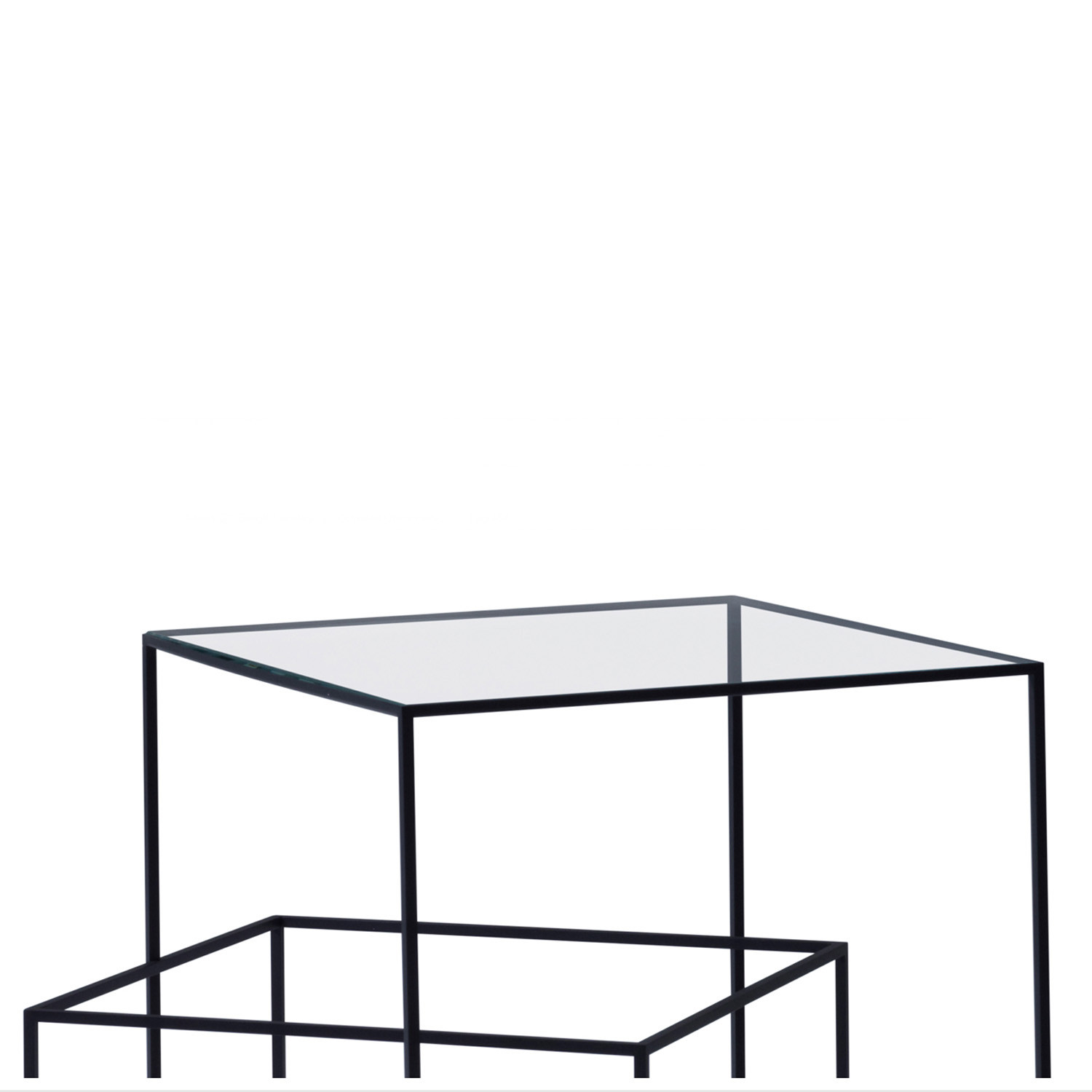 Thin Black Low Table by Cappellini