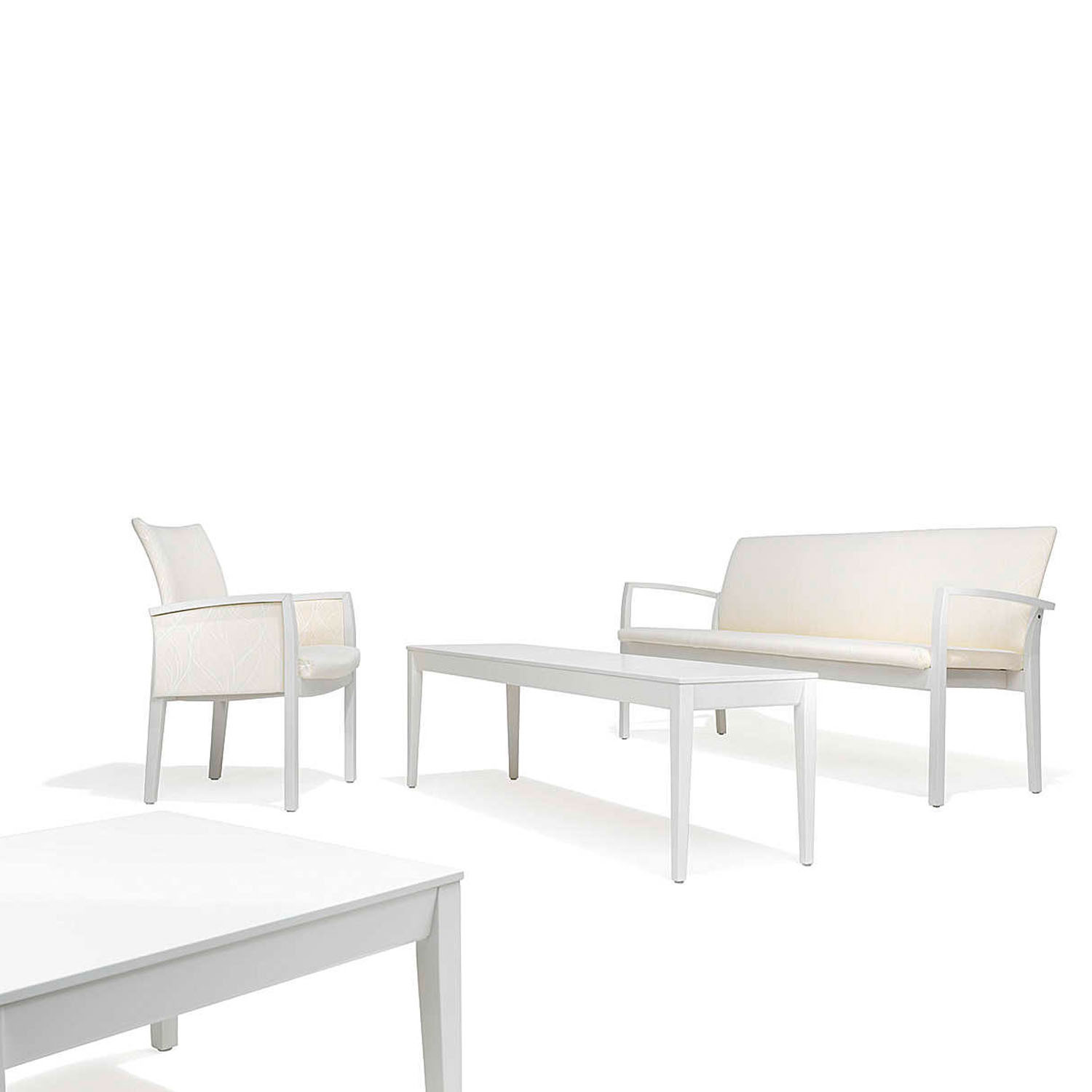 3700 Palato Bench is available as a 2 and 3 seater