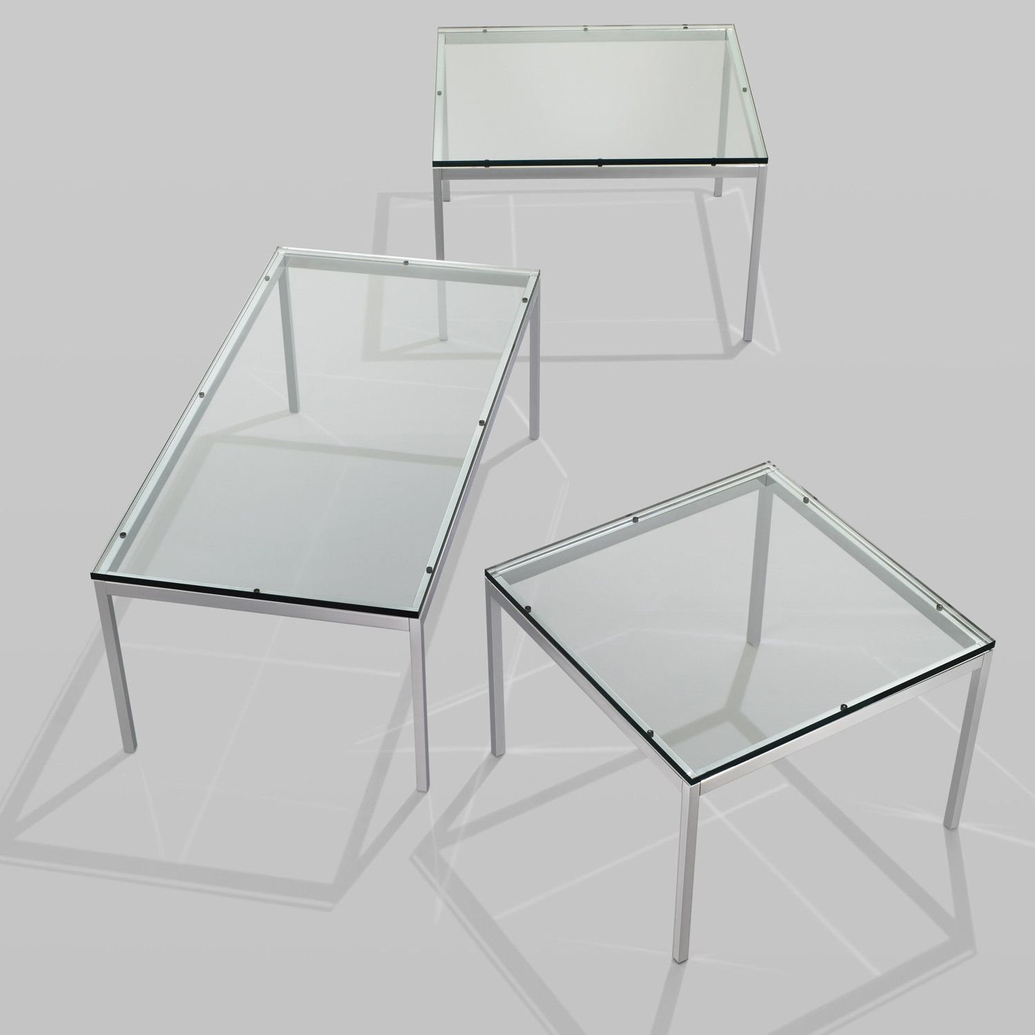 Florence Knoll Glass Coffee Table