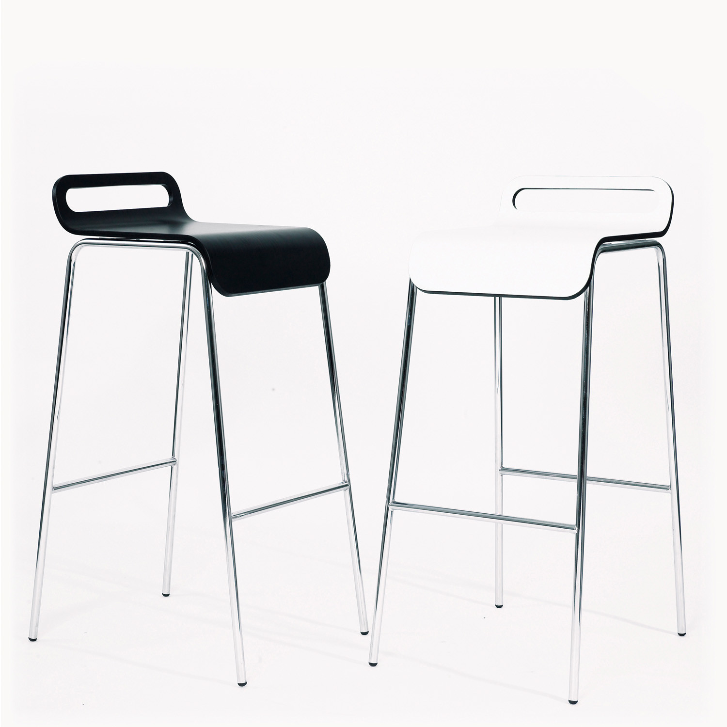 Form Bar Stool With Four-legged Base