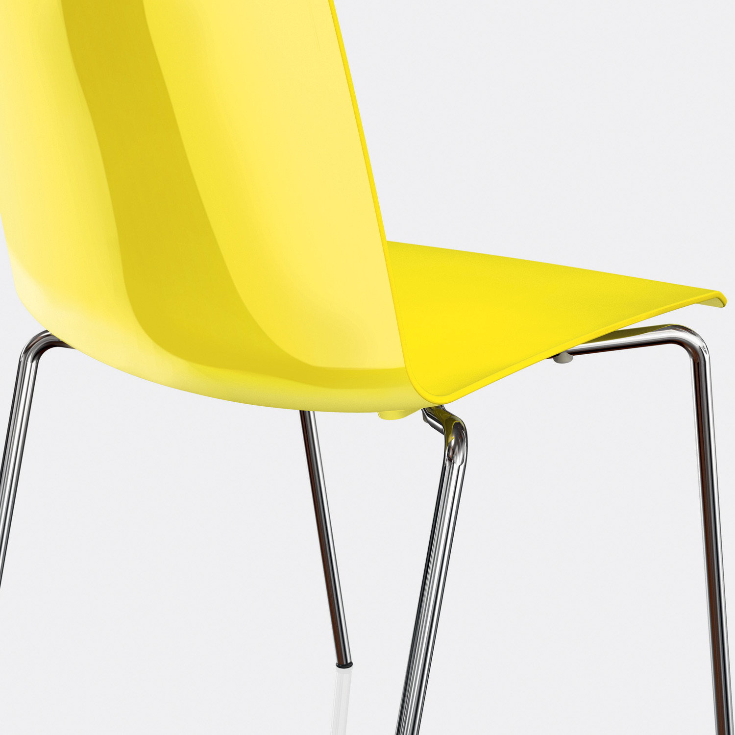 Fox Plastic Chair Shell Detail