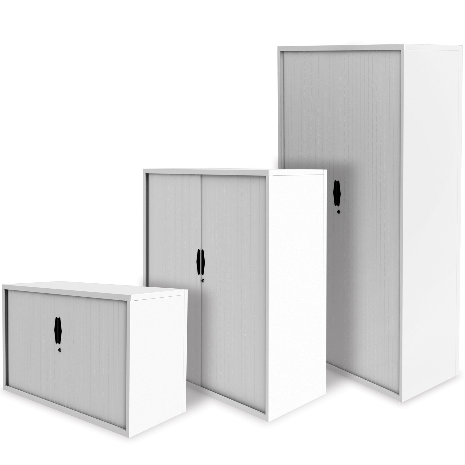 Freedom Side Tambour Office Cabinet Sizes