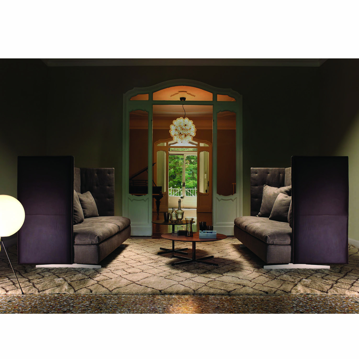 GranTorino High Back Sofa by Poltrona Frau