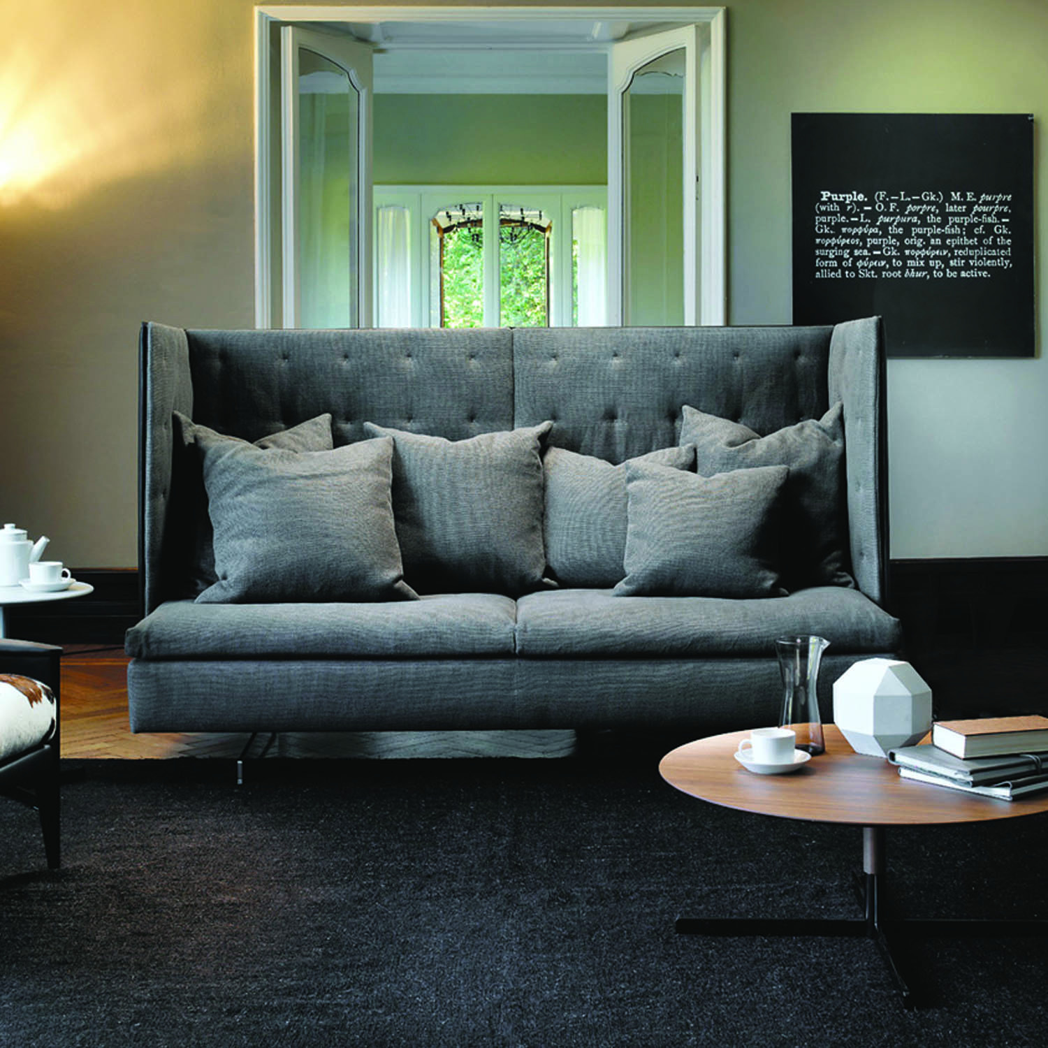 GranTorino Highback Privacy Sofa