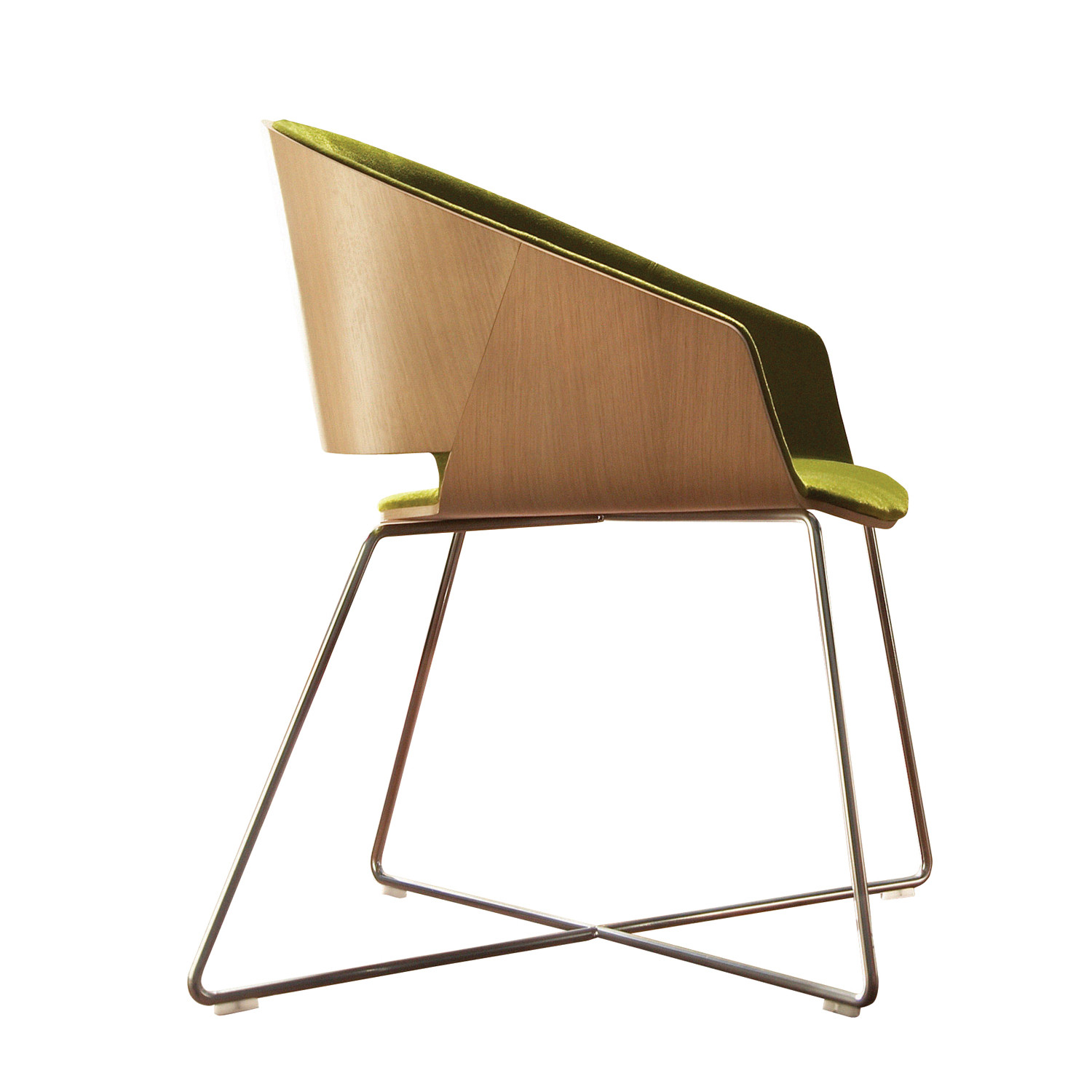 Halo Lounge Chair with Wire Base