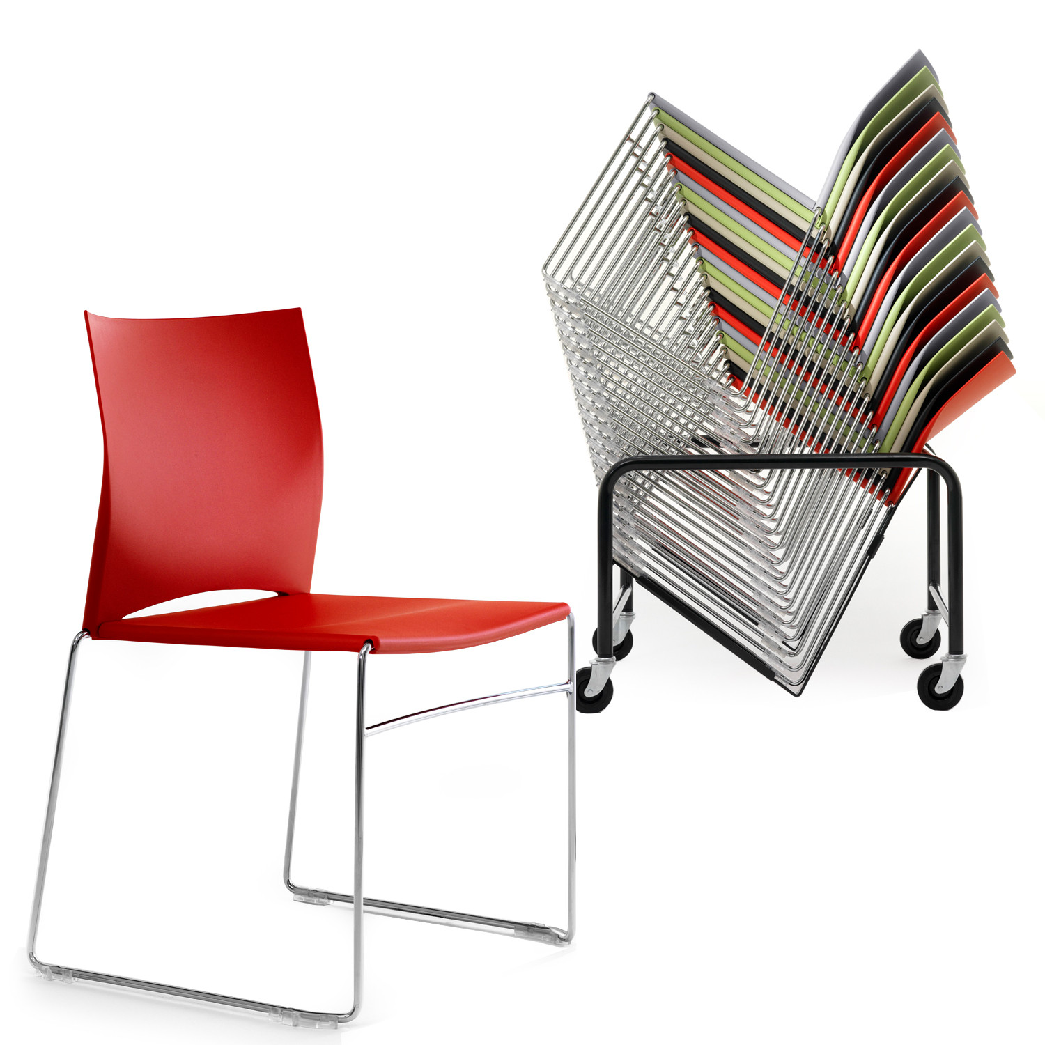 Hip Up Multi-Purpose Stacking Chairs