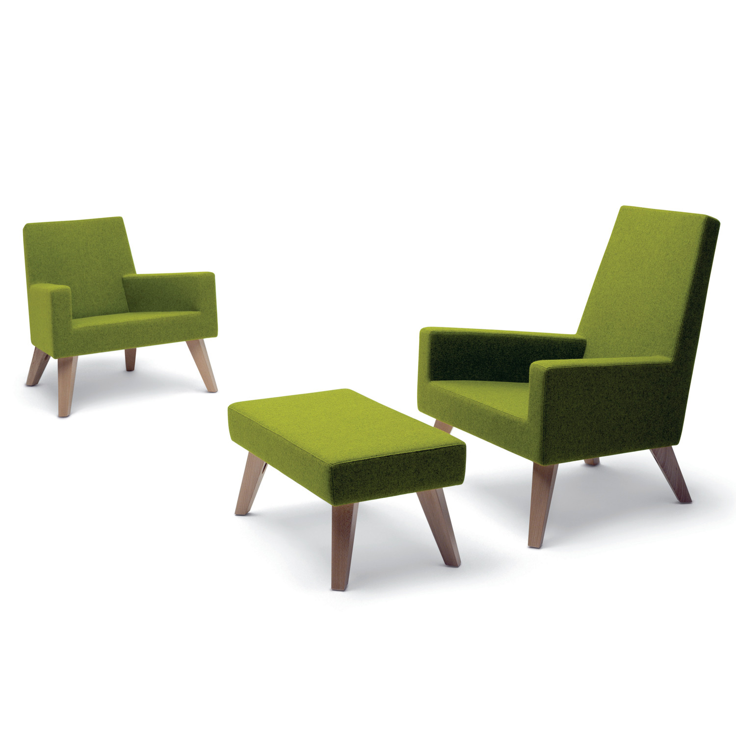 HM44 Armchairs and Footstool