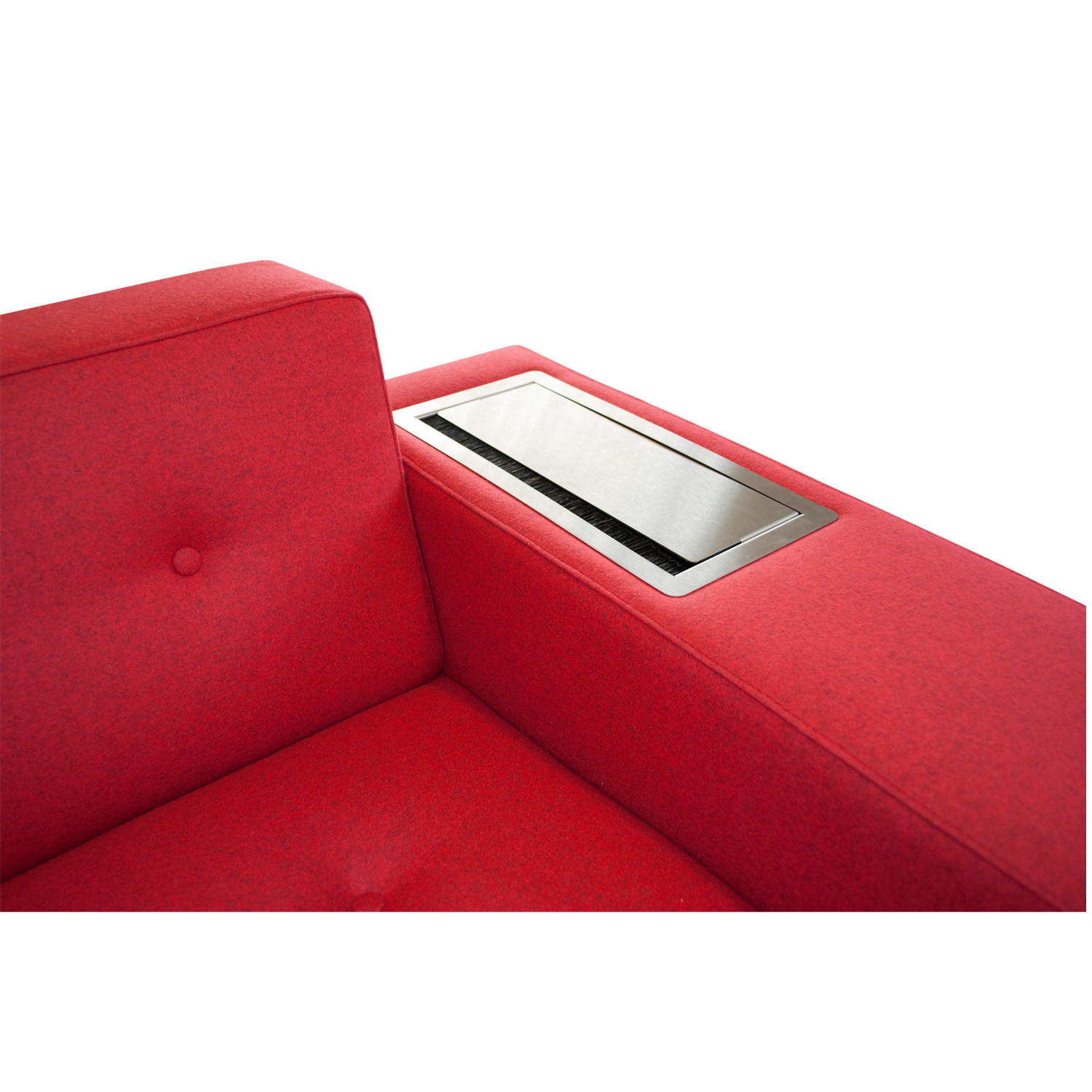 HM46 Seating - armrest with power data detail