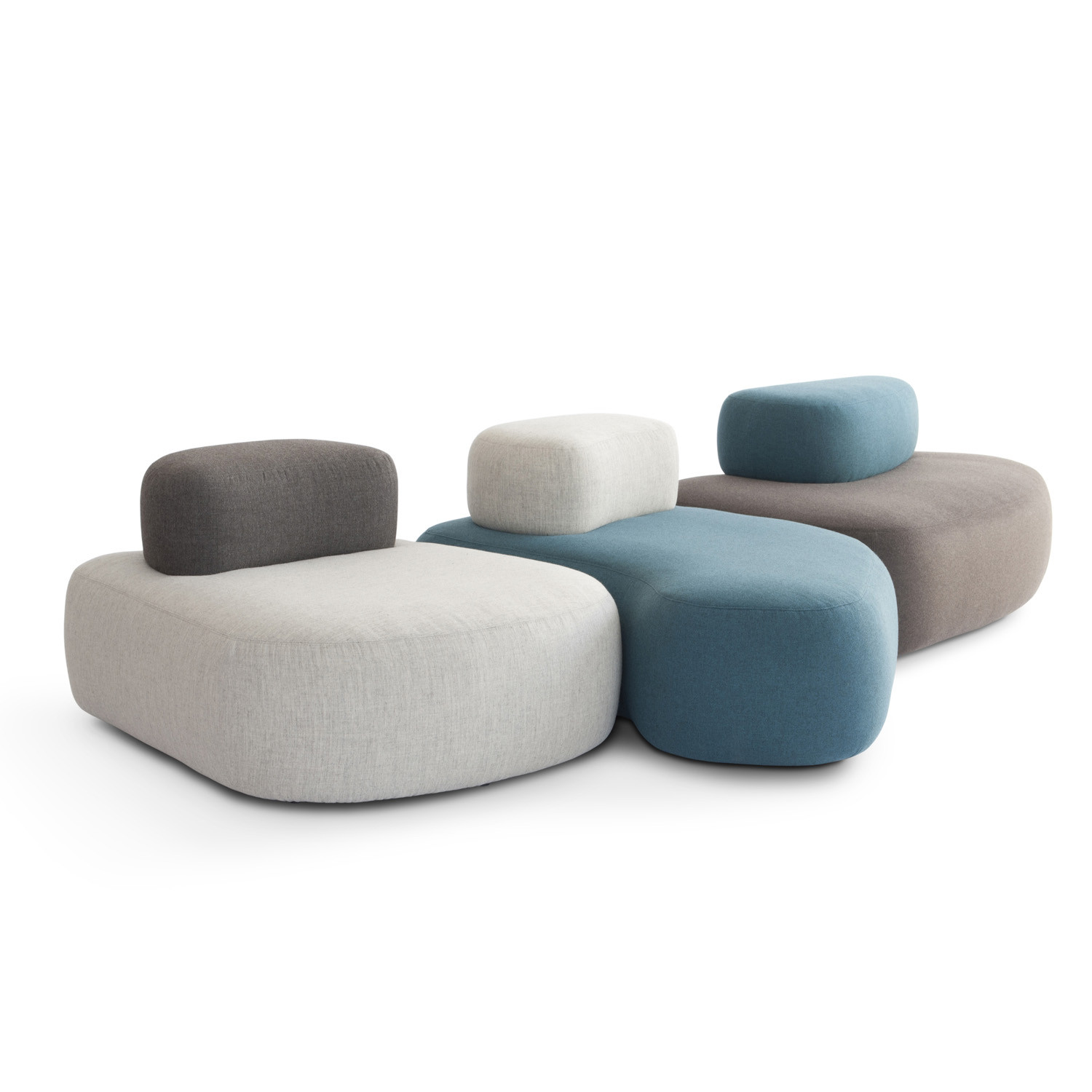 HM63 Upholstered Low Stools