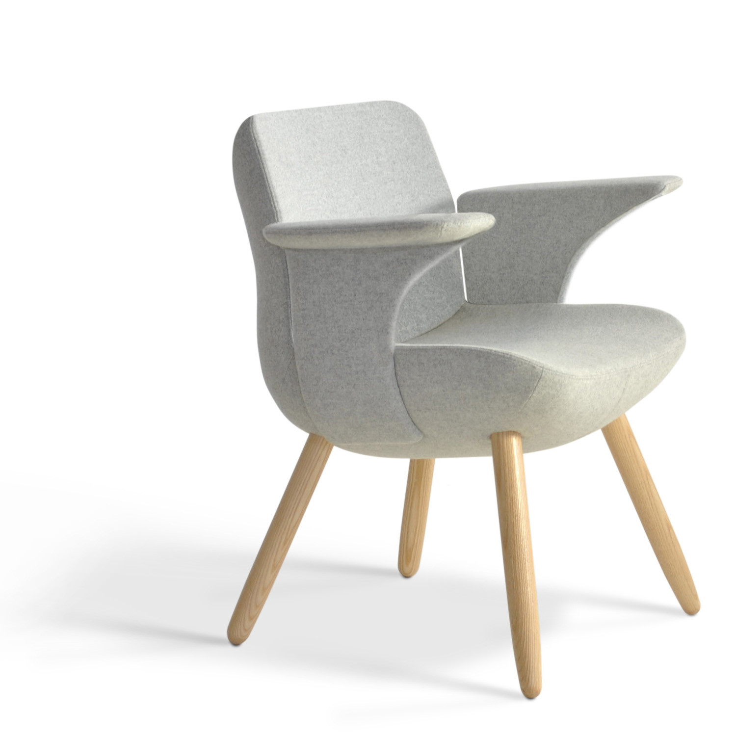 HM82 4-Legged Medium Back Armchair