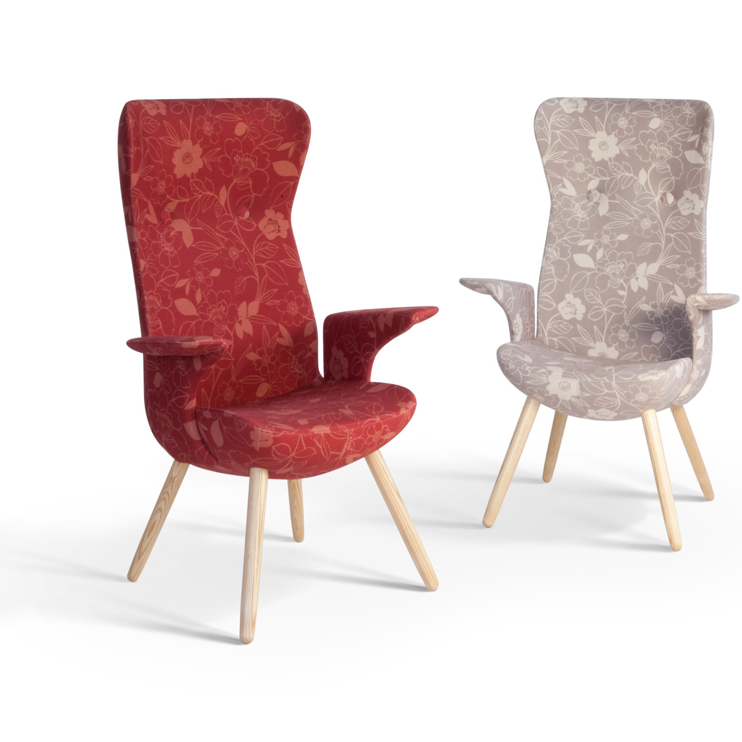 HM82 Armchairs is available in a wide range of fabrics