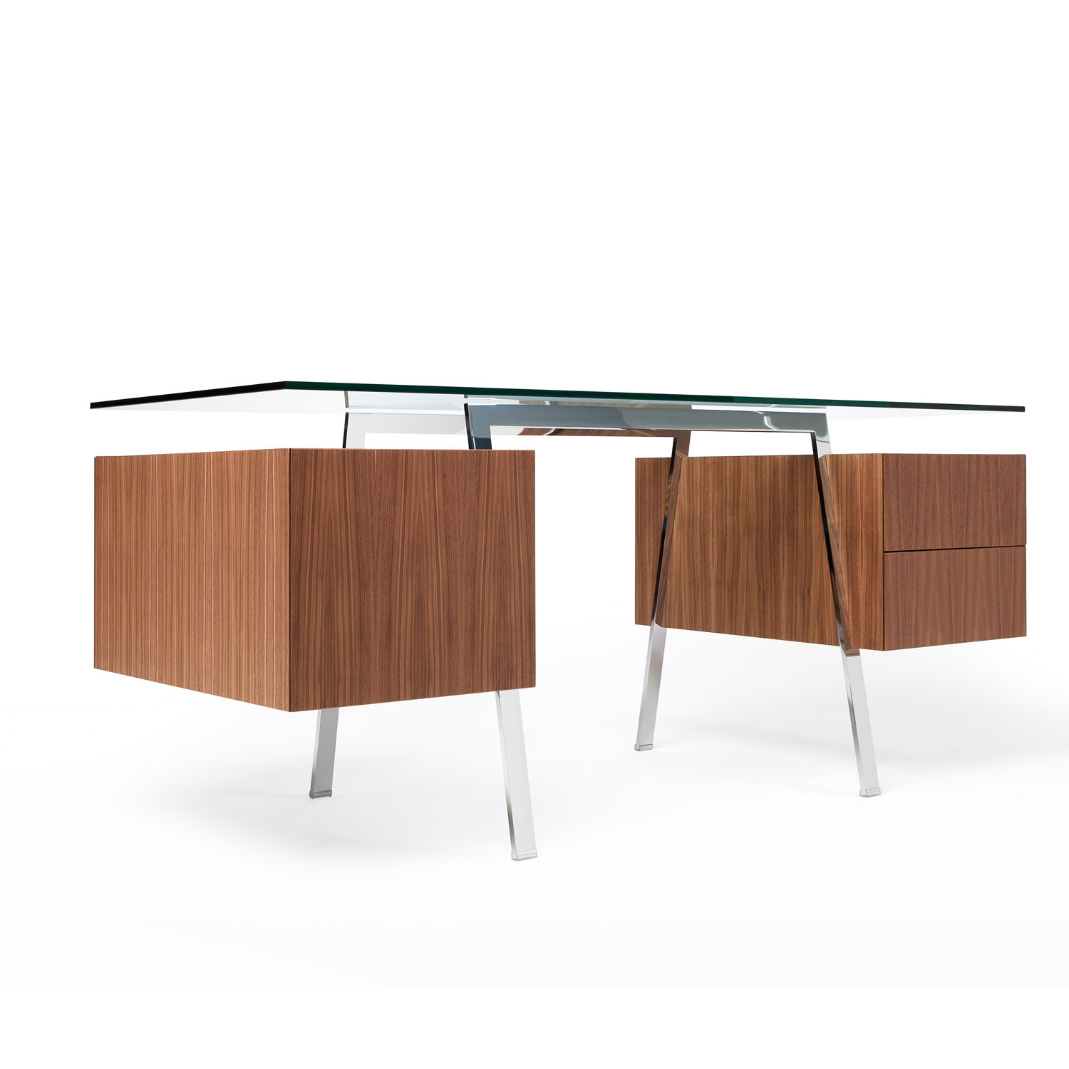 Homework Small Home Glass Desk