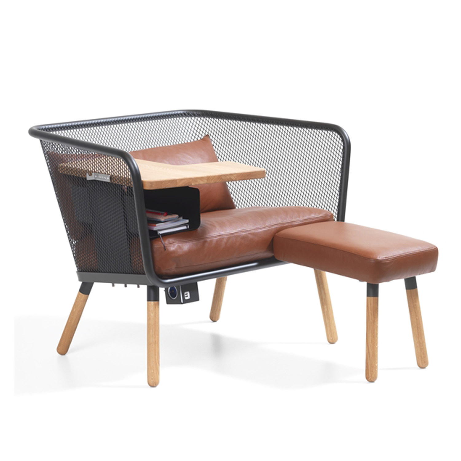 Honken Workstation with Ottoman