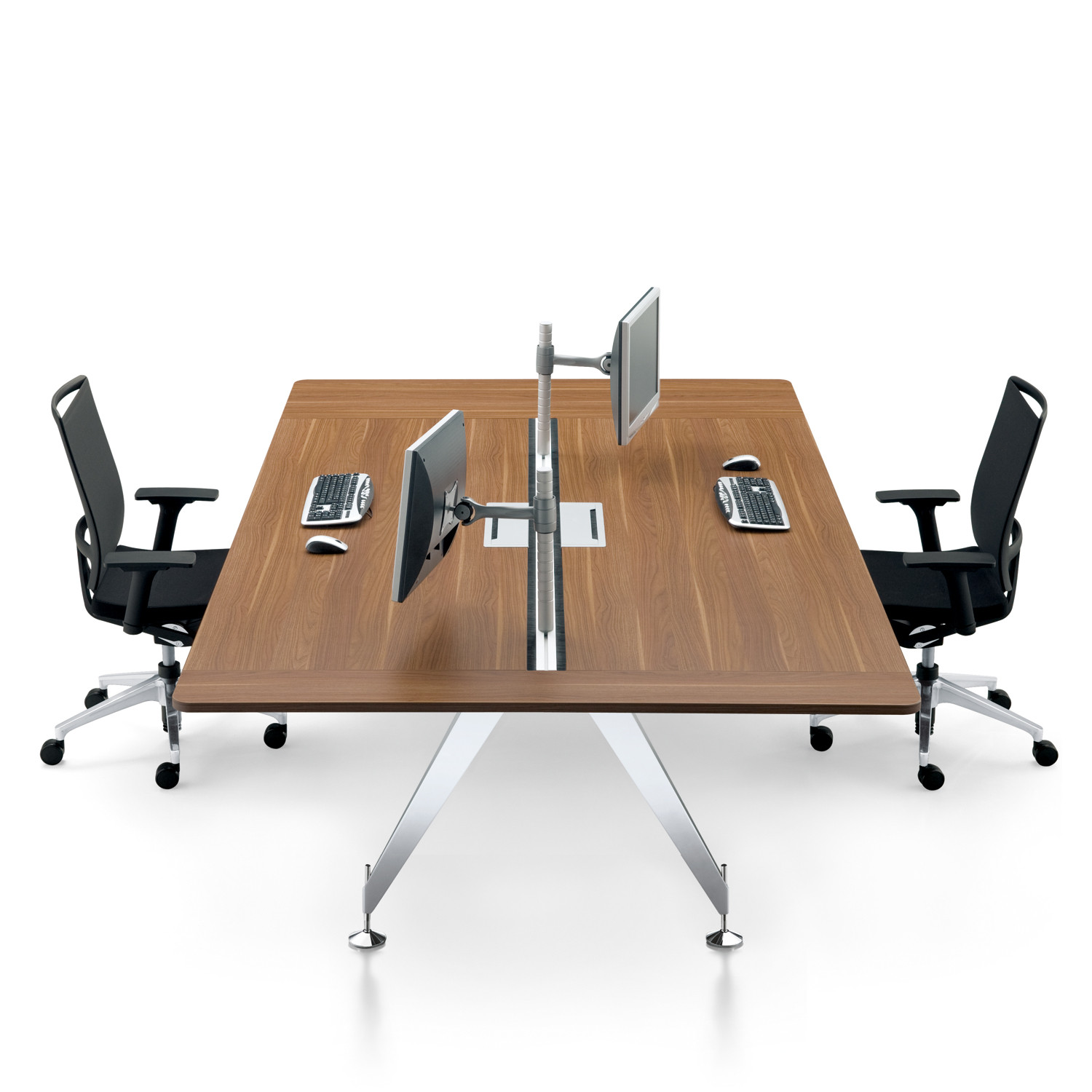 Invitation Office Bench System with rail system