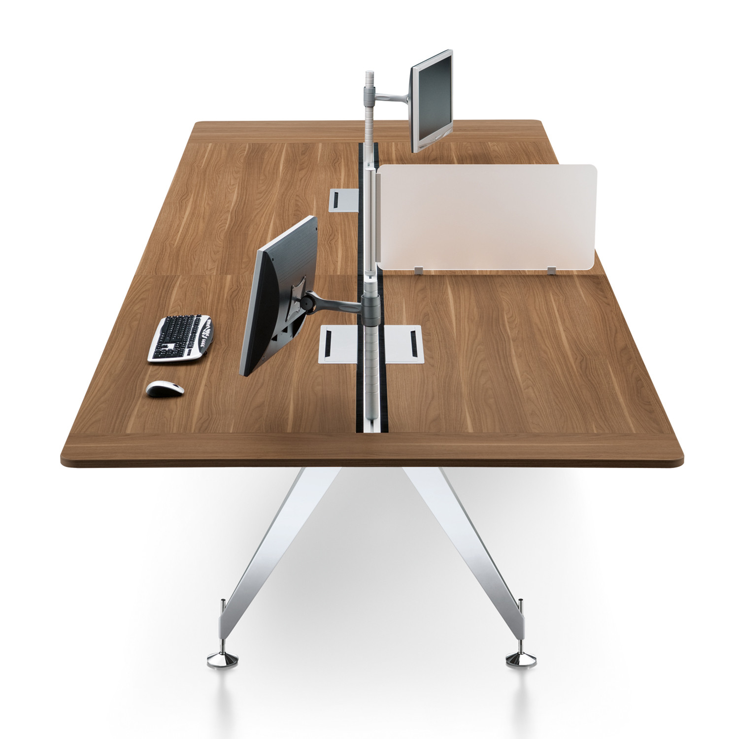 Invitation Desk Bench with screen divider
