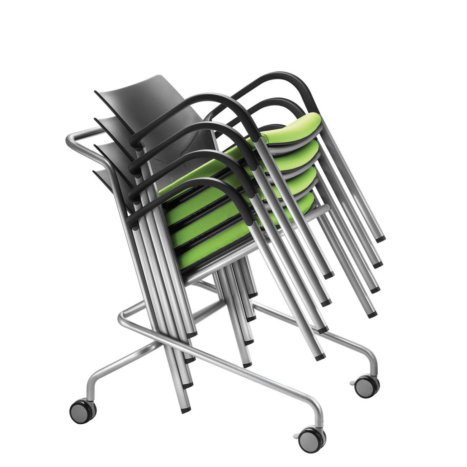Connection IS Stacking Chairs on Trolley