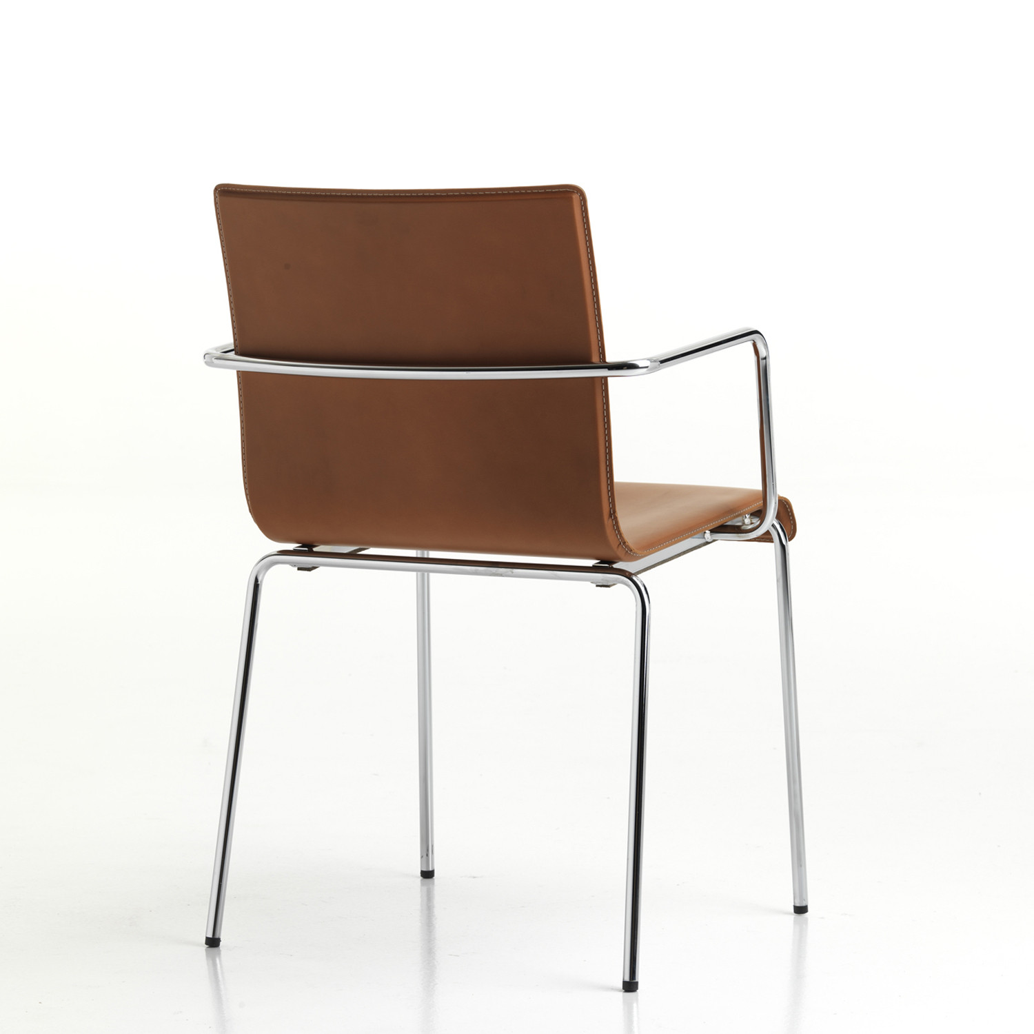 Kuadra XL Leather Chair by Pedrali