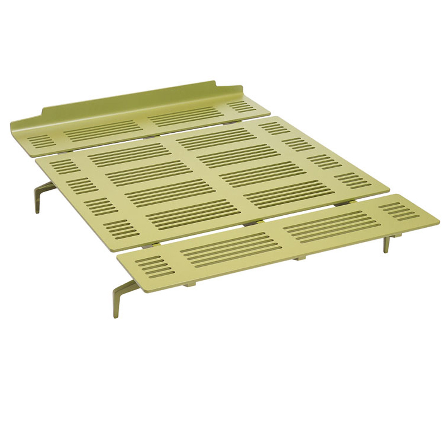 Legnoletto Bed featuring foot with low edge