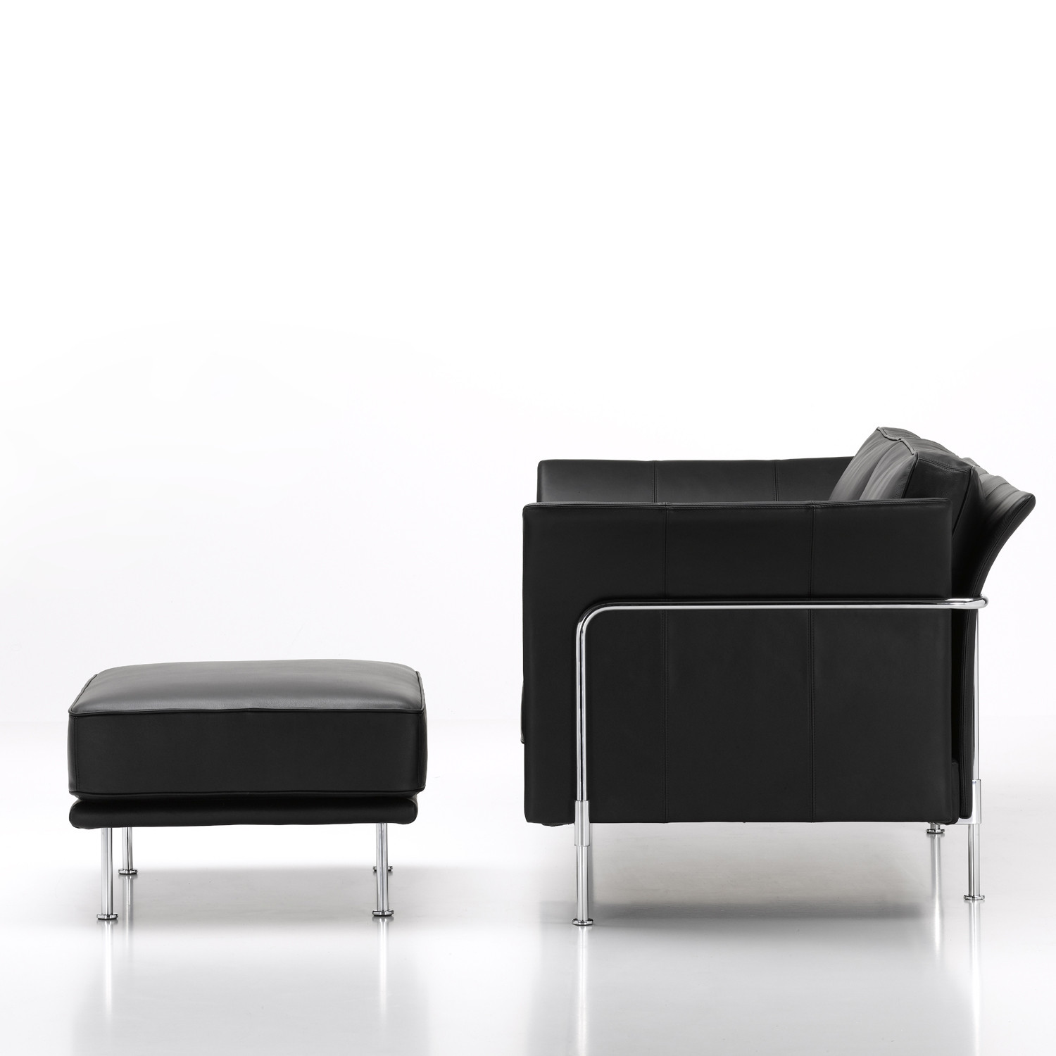 Soft Shell Sofa and Ottoman