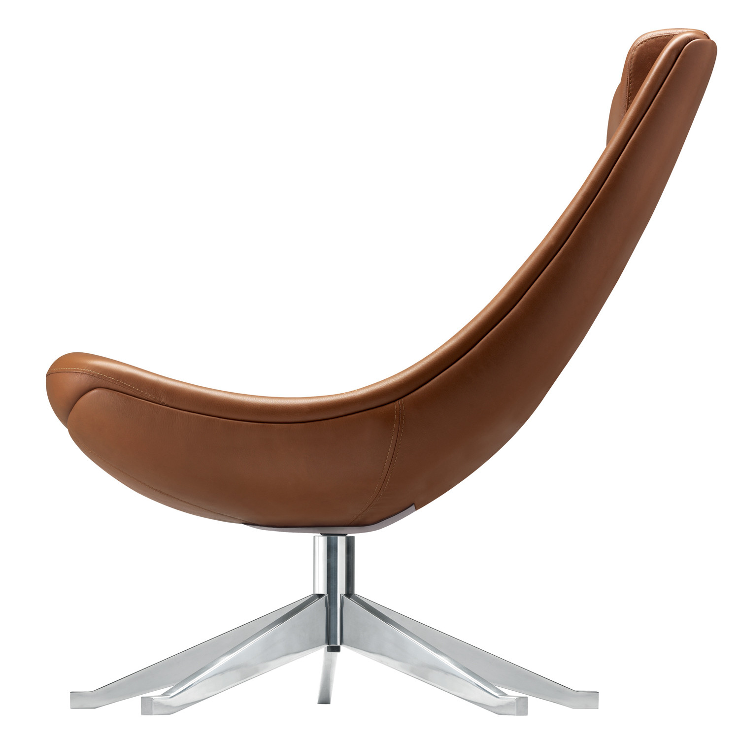 Manzù 5-Star Base Armchair