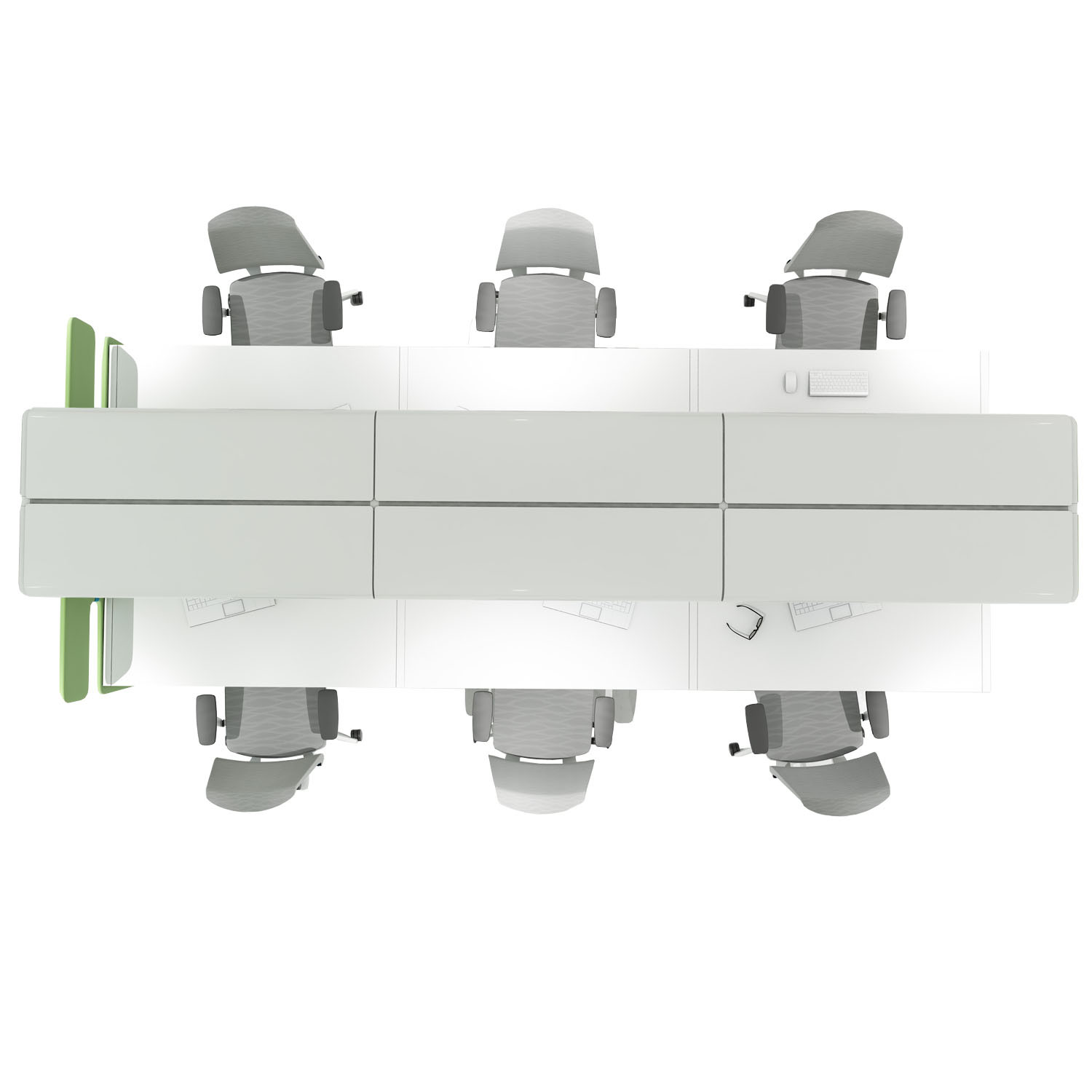 Futuro Bench Desking by Mikomax