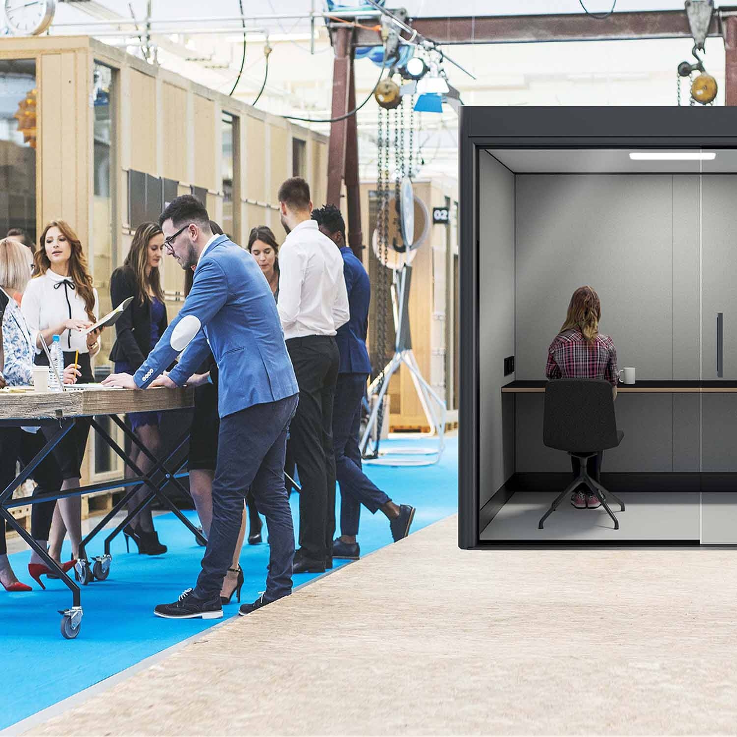 Spacio Work Pod Acoustic Privacy