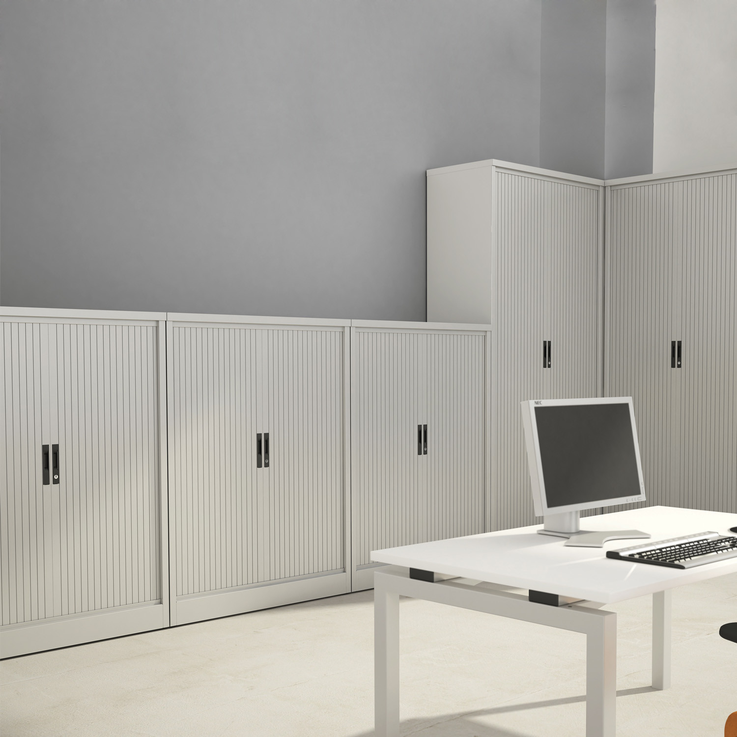 M:Line Side Tambour Cupboards by Silverline