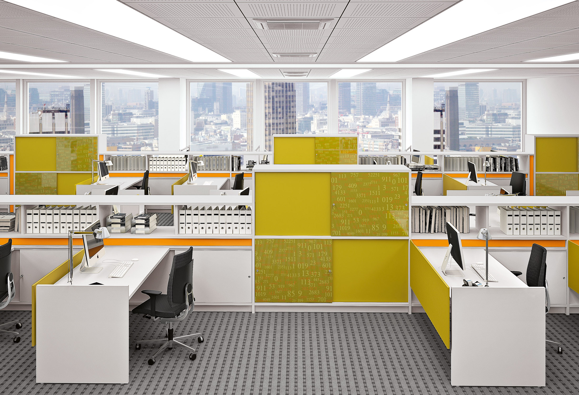 Open Plan Office design from Apres
