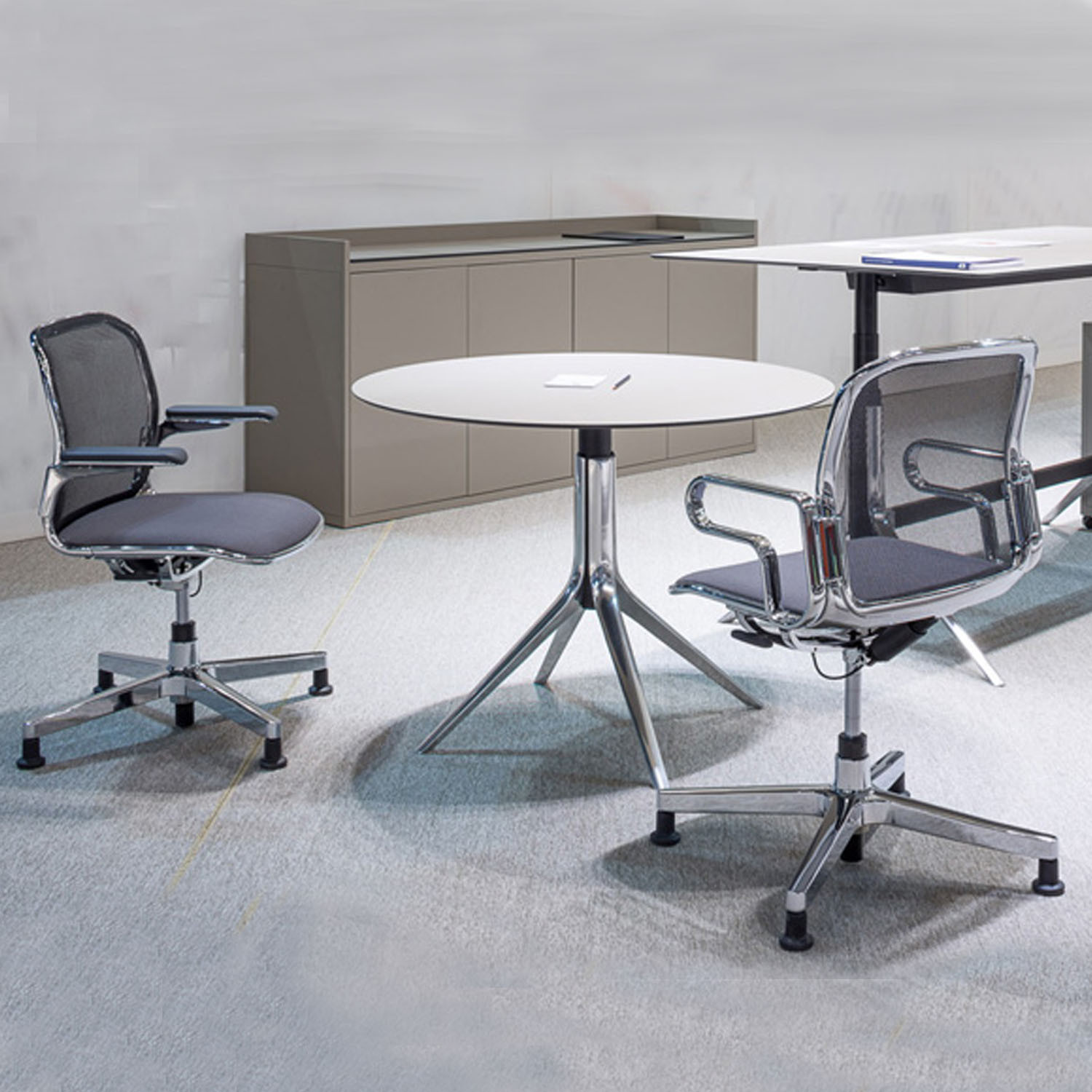 NoTable Round Meeting Table