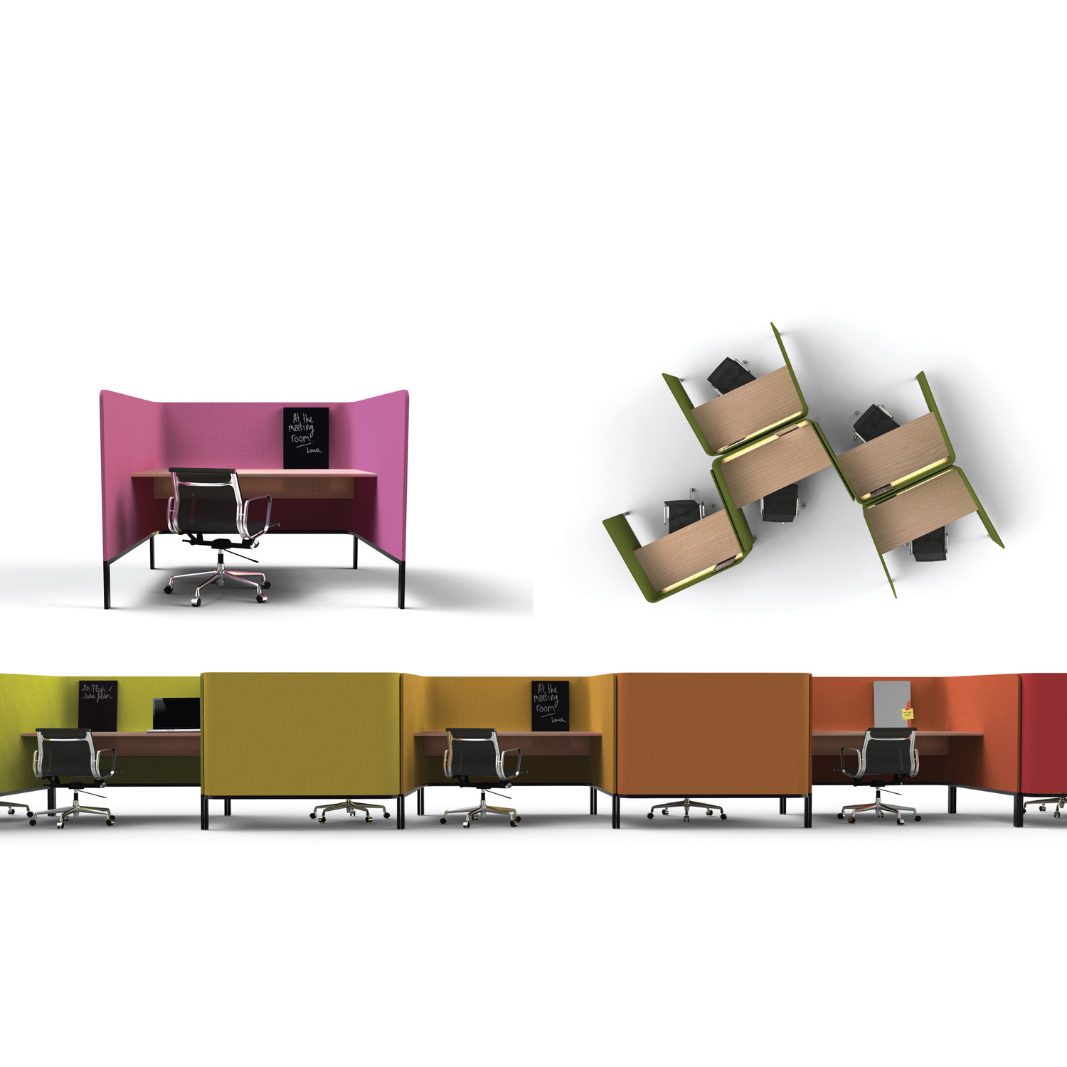 BuzziTemp Acoustic Workbay by Buzzispace