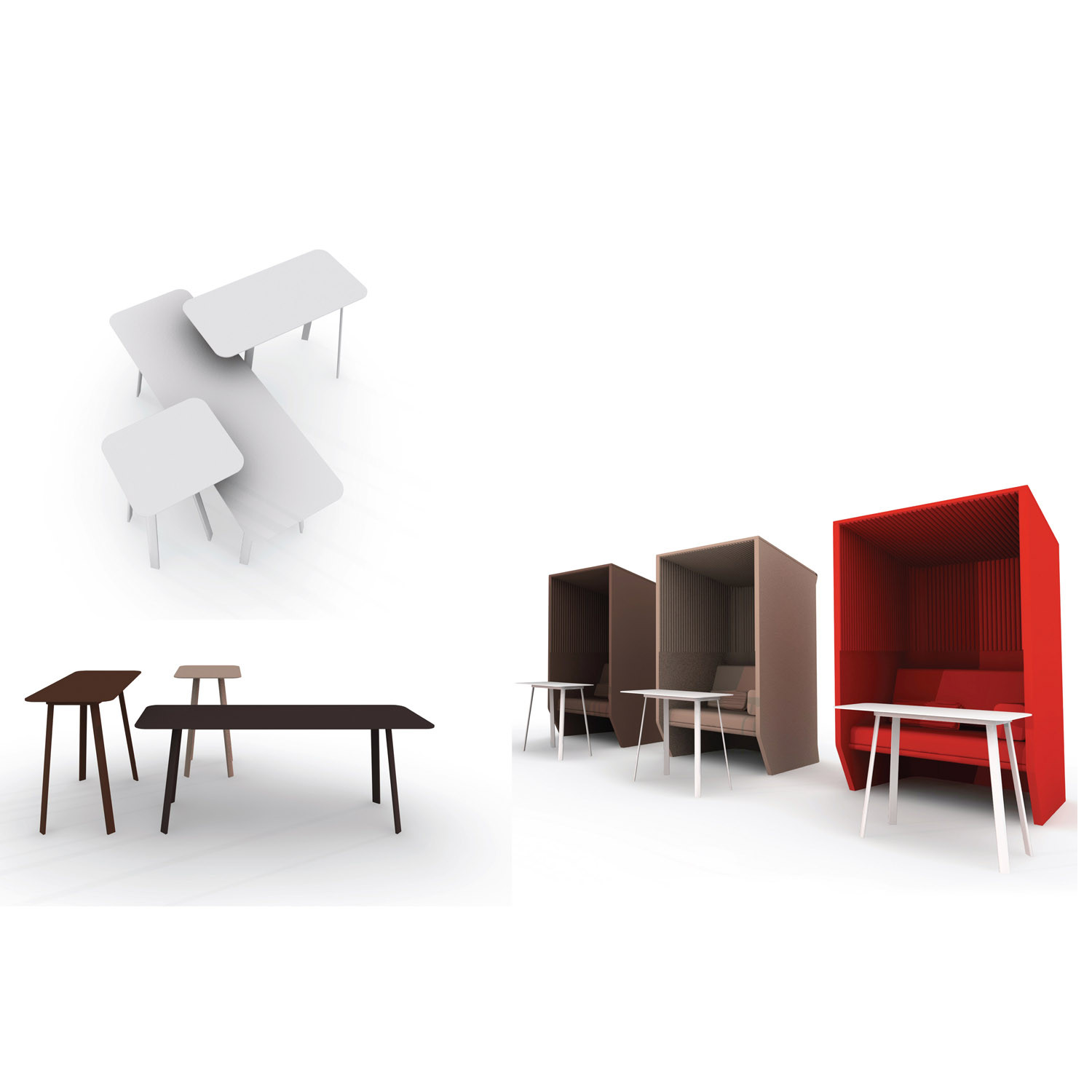 BuzziHub Sofas by Alain Gilles