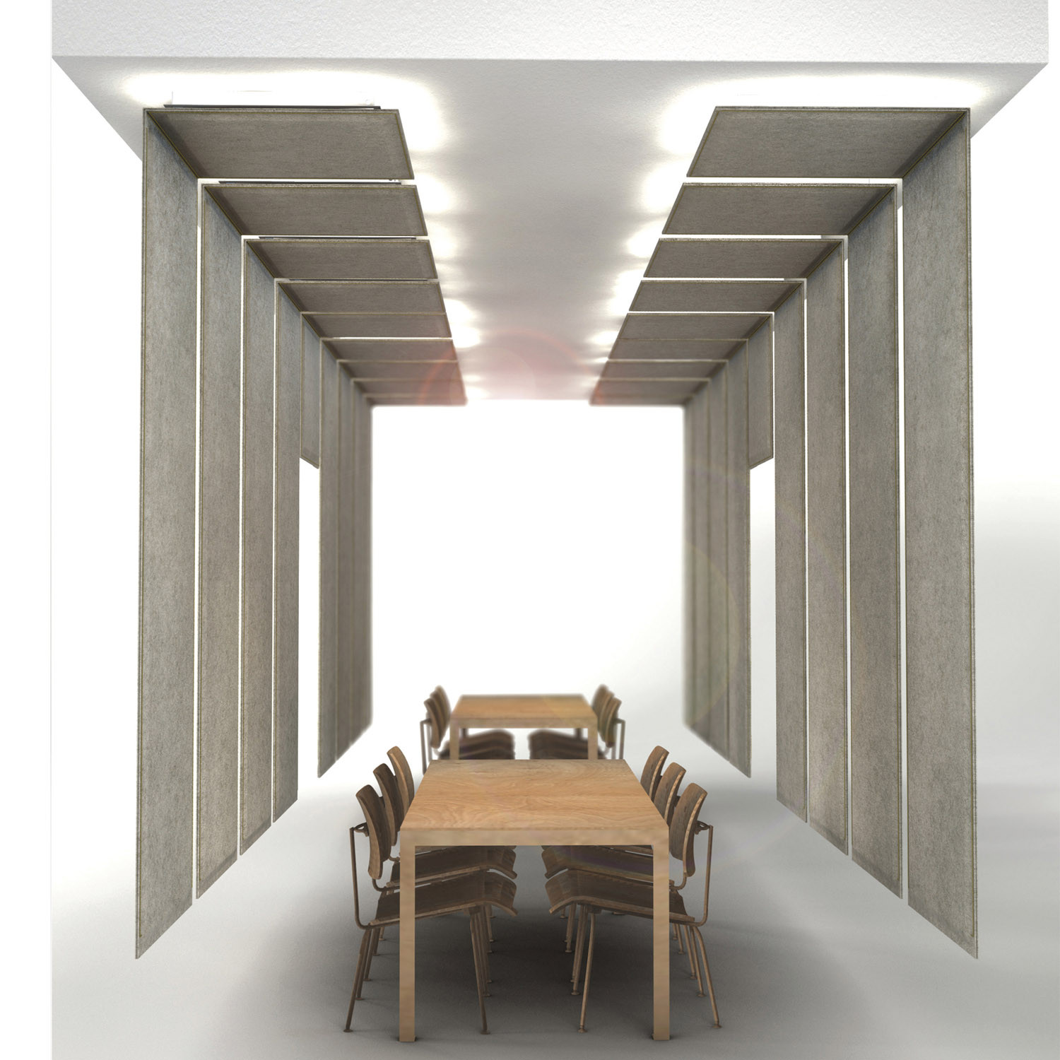 BuzziWings Ceiling Suspended Partition