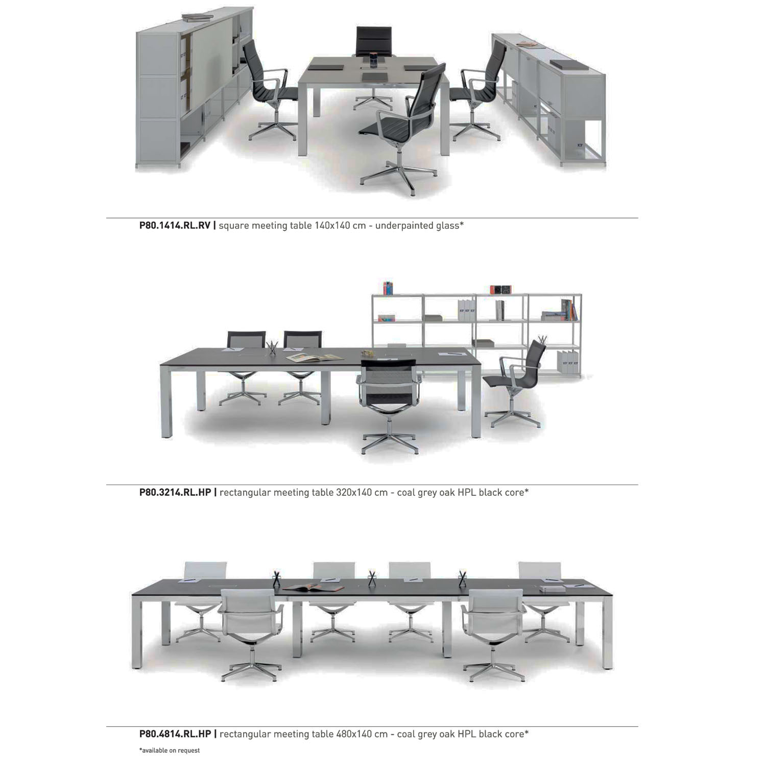 P80 Square & Rectangular Tables