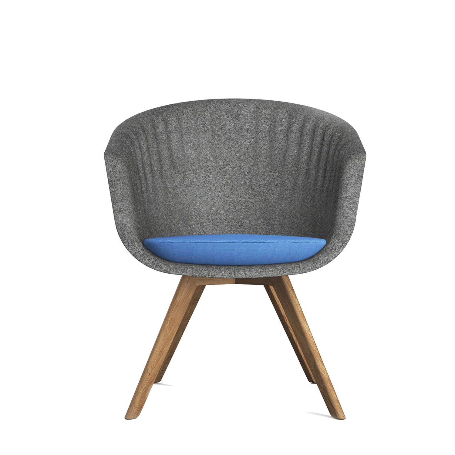 Pearl Moulded Felt Chair by Connection