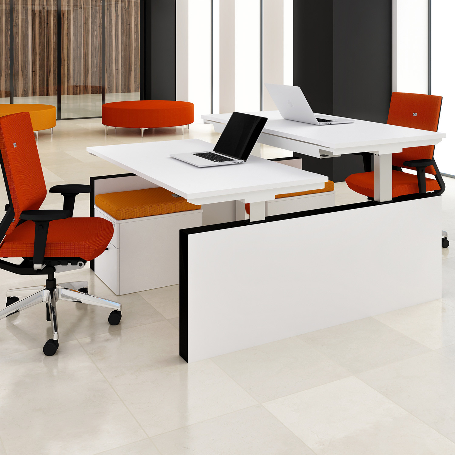 Progress Double Bench Desks