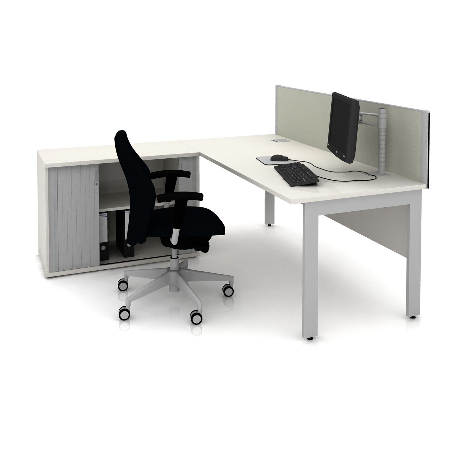Qore Office Desk and Storage