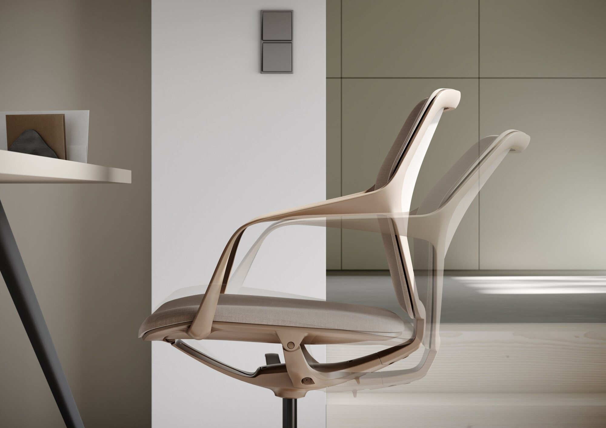 Ray Work Chair reclining movement