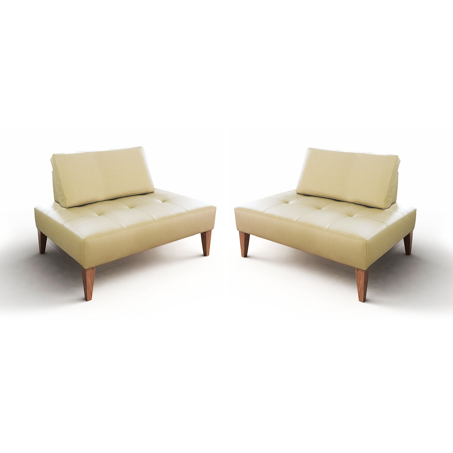 Salon Chair With Timber Legs