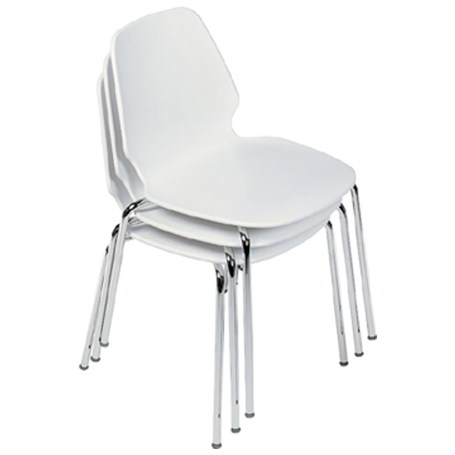 Selinunte 4-Leg Chair Stacks up to 10