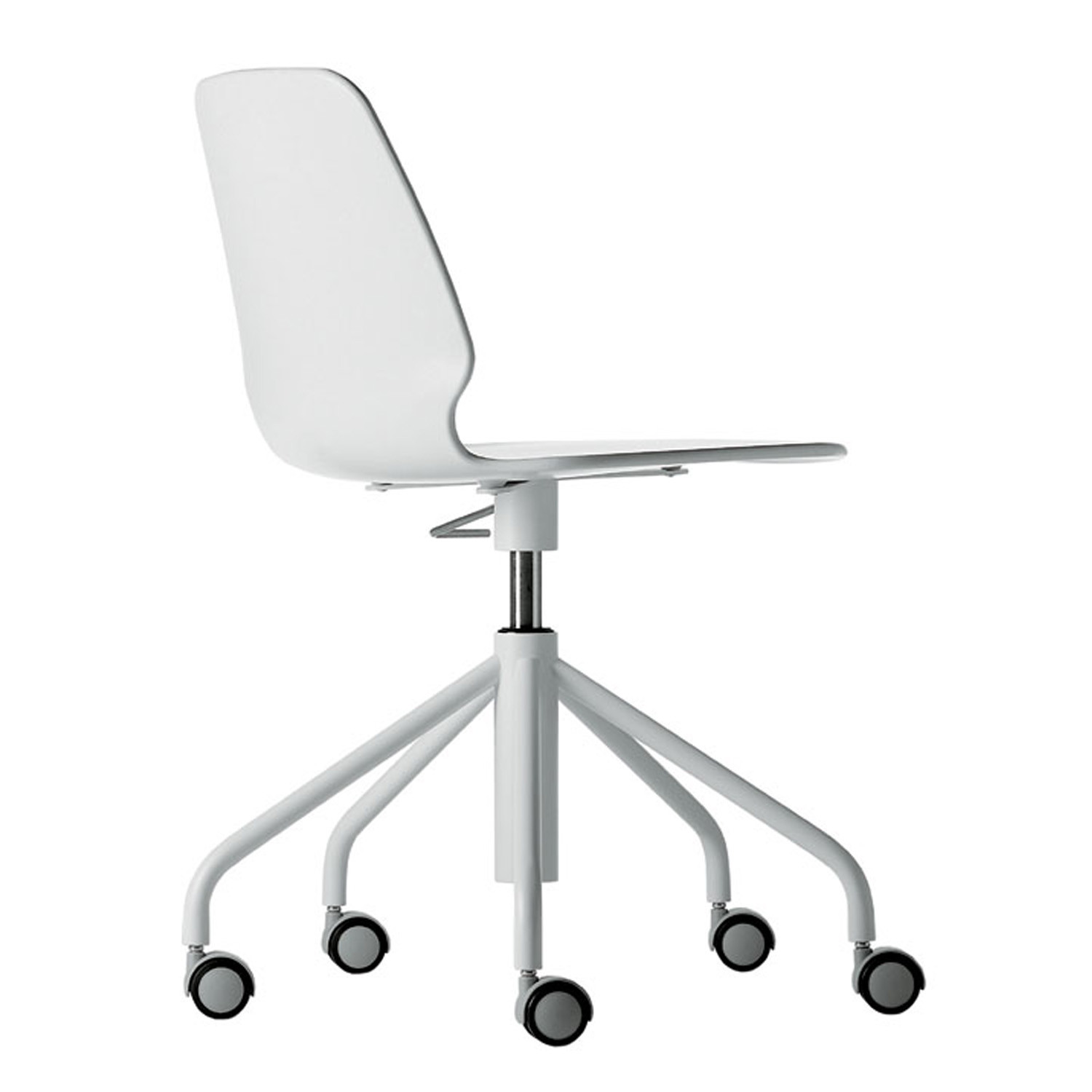 Selinunte Studio Chair - 5-Star Swivel Base on castors