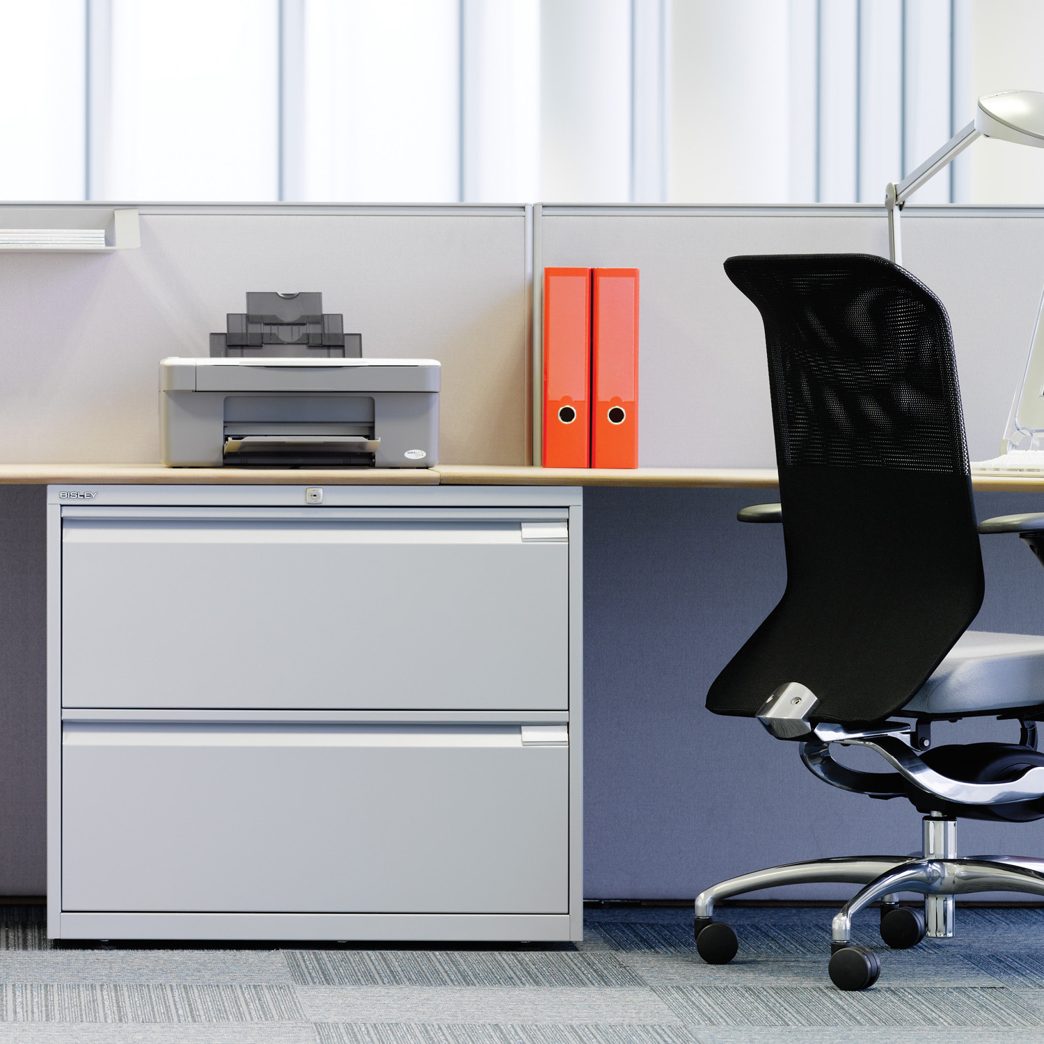 Side Filing Cabinet 2 Drawer Height