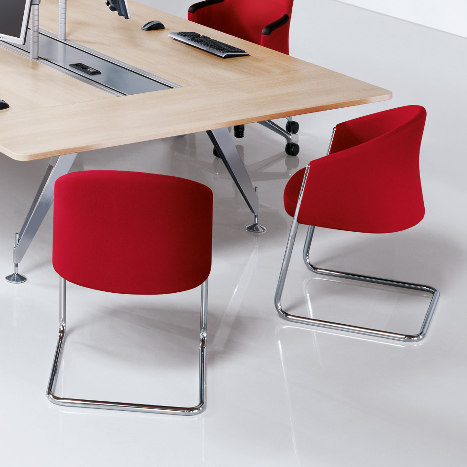 Silent Rush Office Meeting Chairs by Sedus