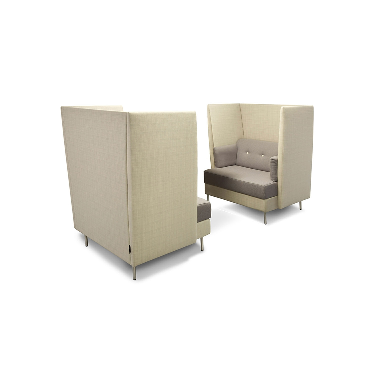 Skylon Work Booth System Back View