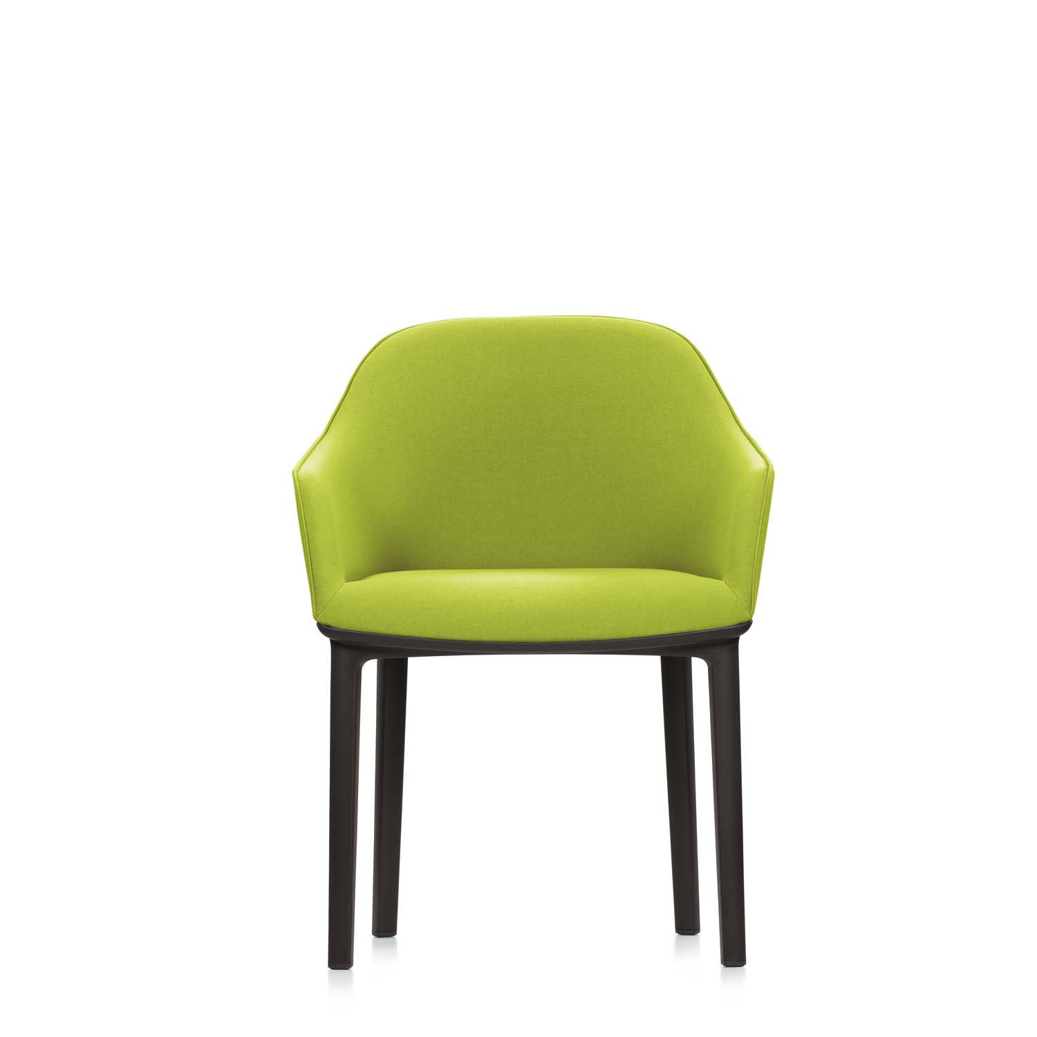 Softshell Armchair with four legs
