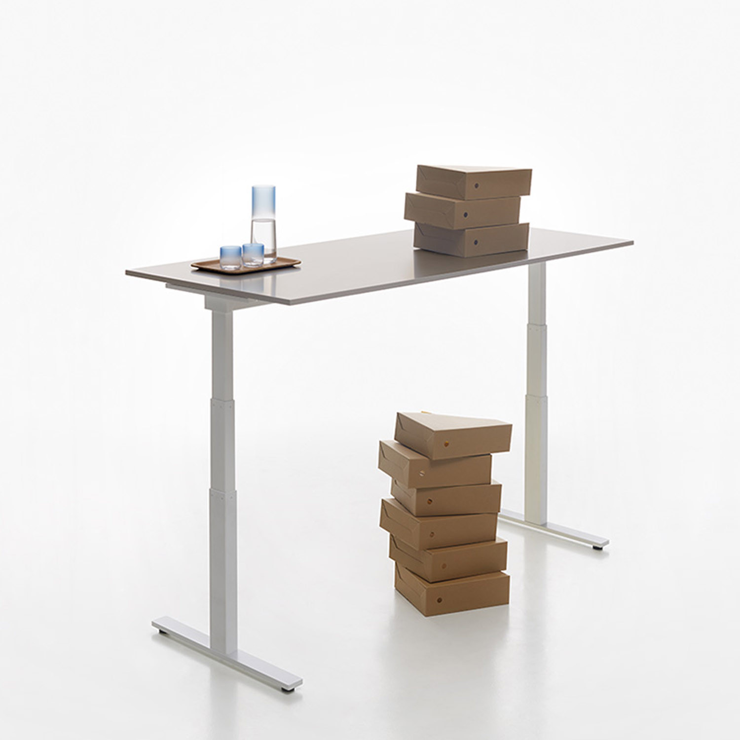 Stand Up T-Leg Battery Operated Desk